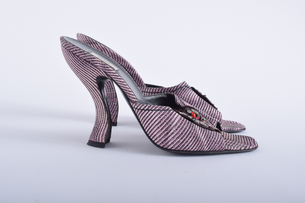 Prada Embellished Slides