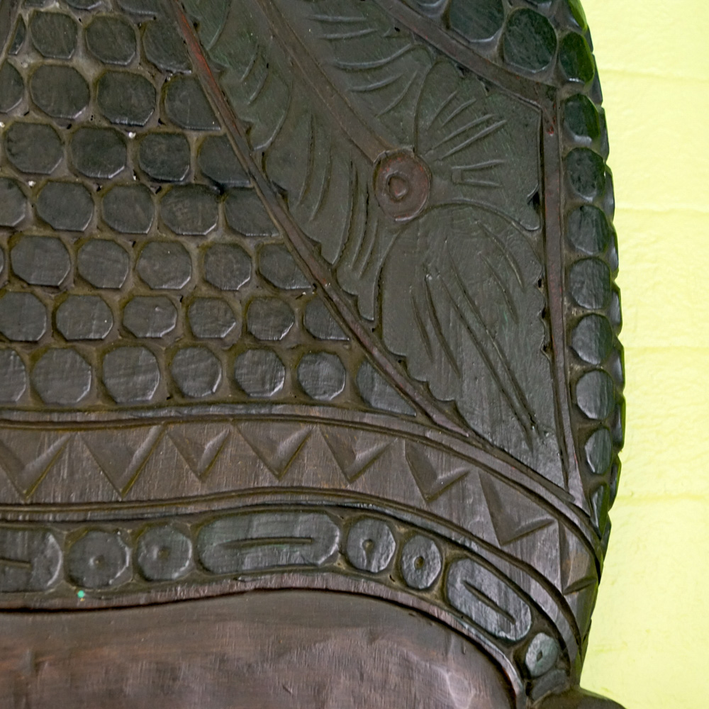 Balinese Wooden Carving of Buddha