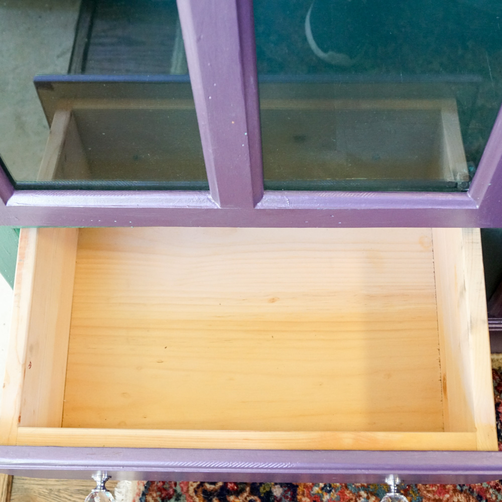 Contemporary Hand Painted Display Cabinet