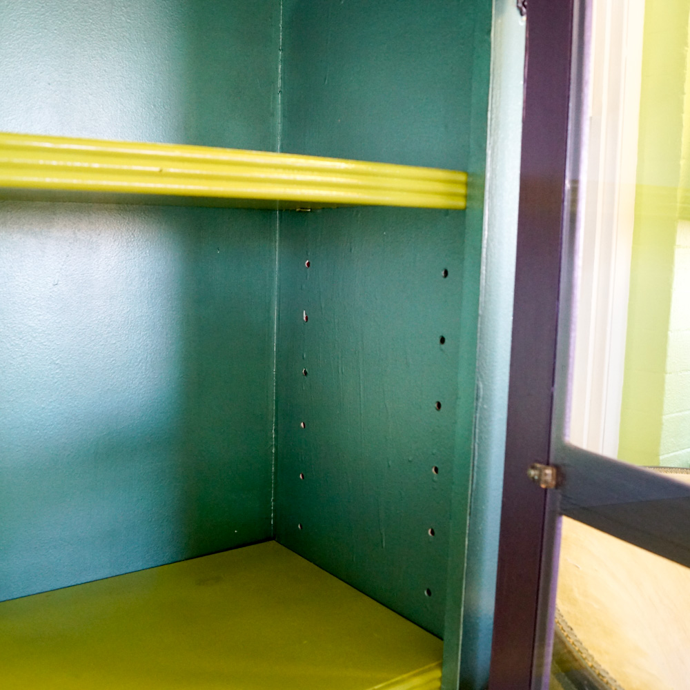 Contemporary Hand Painted Display Cabinet