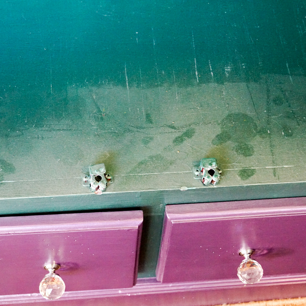 Contemporary Hand Painted Display Cabinet