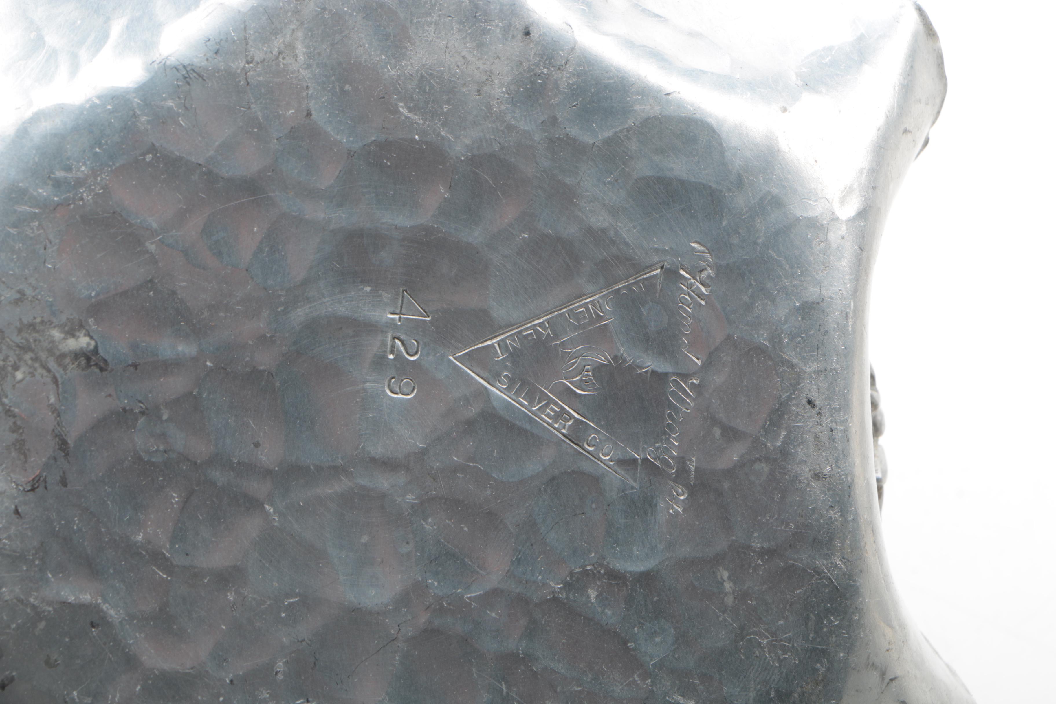 Rodney Kent and Others Hand Wrought Aluminum Servingware