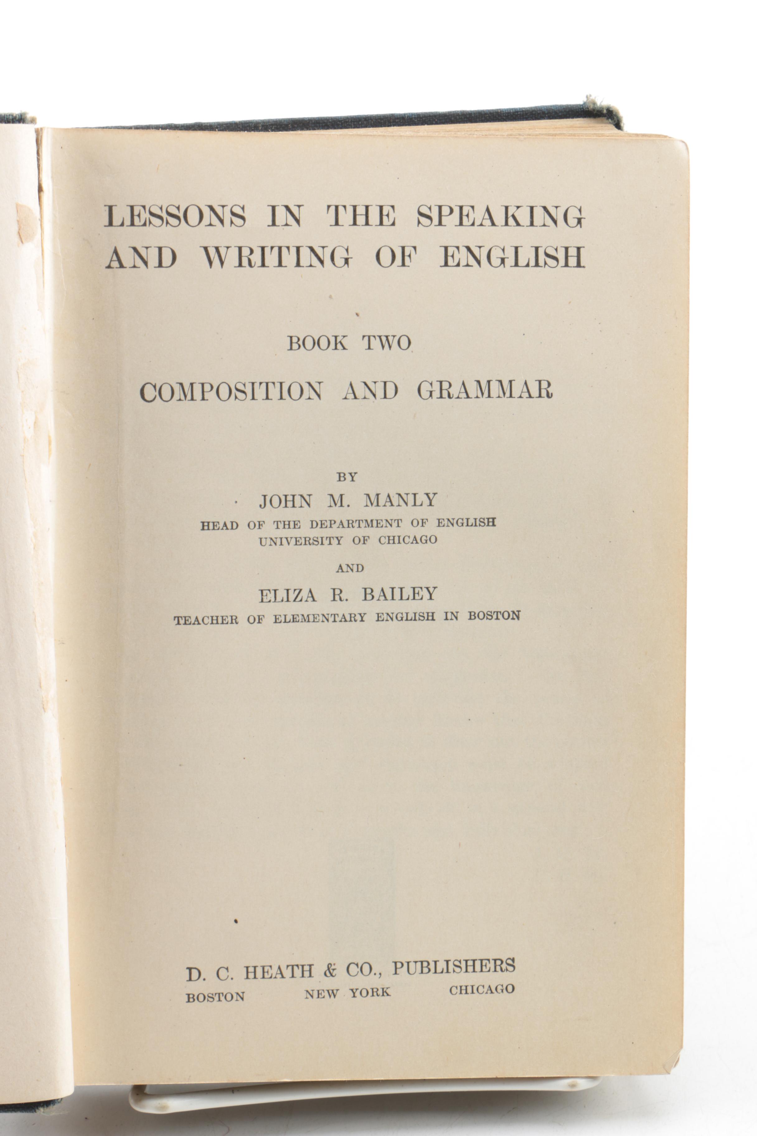 Vintage Schoolbooks Including "Physiology and Hygiene"