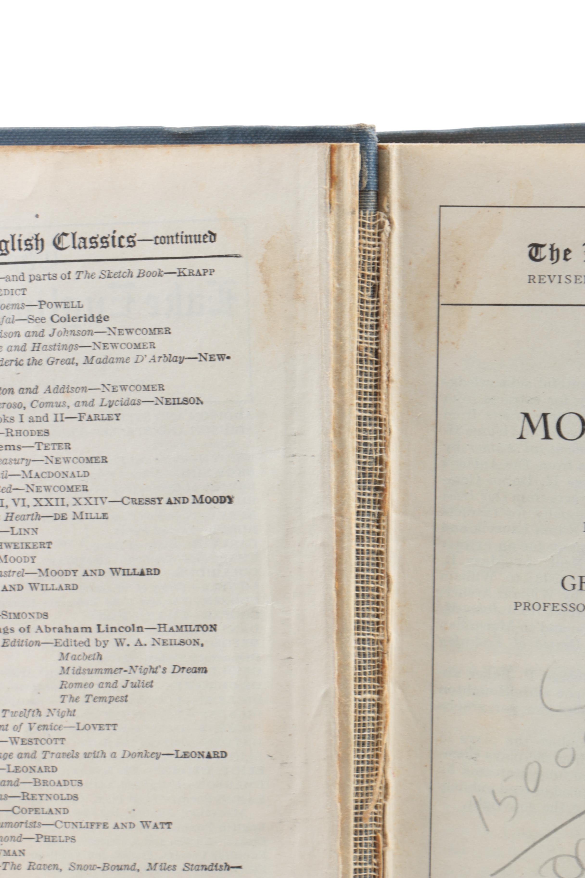 Vintage Schoolbooks Including "Physiology and Hygiene"