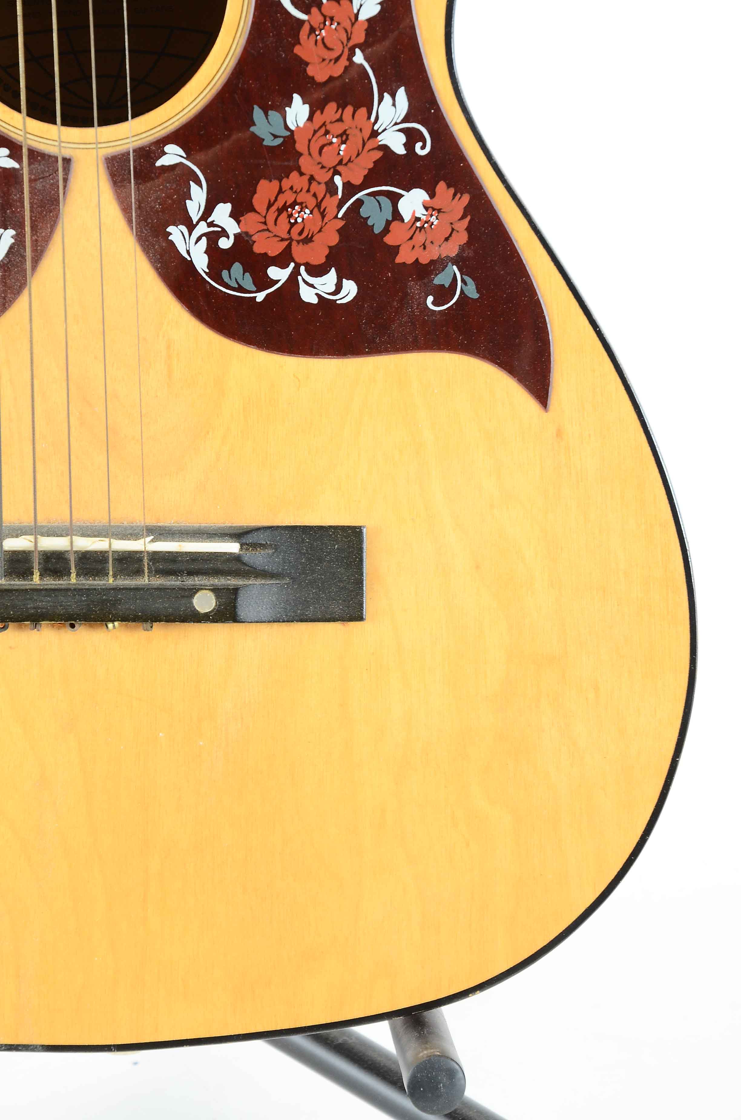 Vintage Global Acoustic Guitar