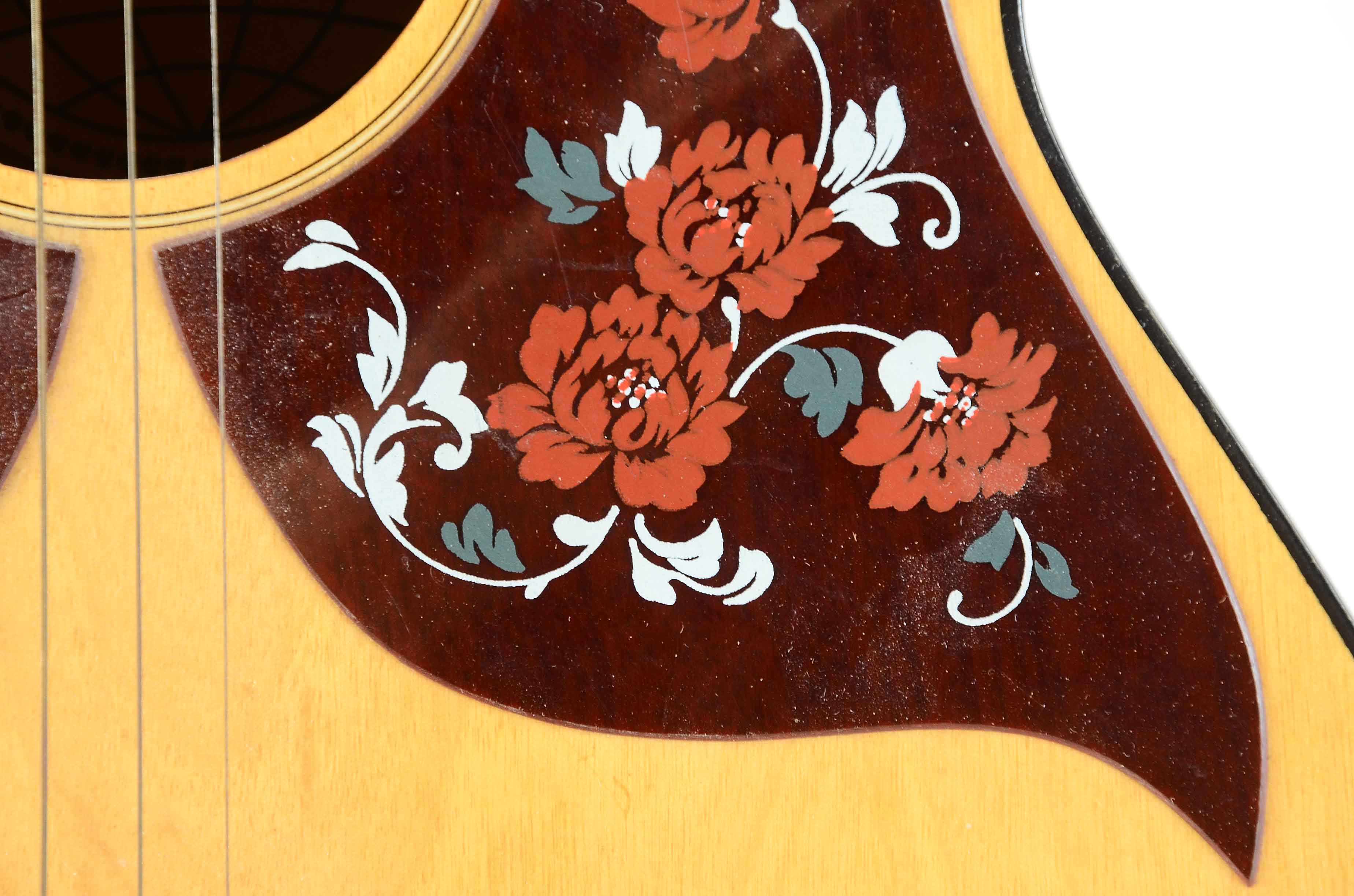 Vintage Global Acoustic Guitar