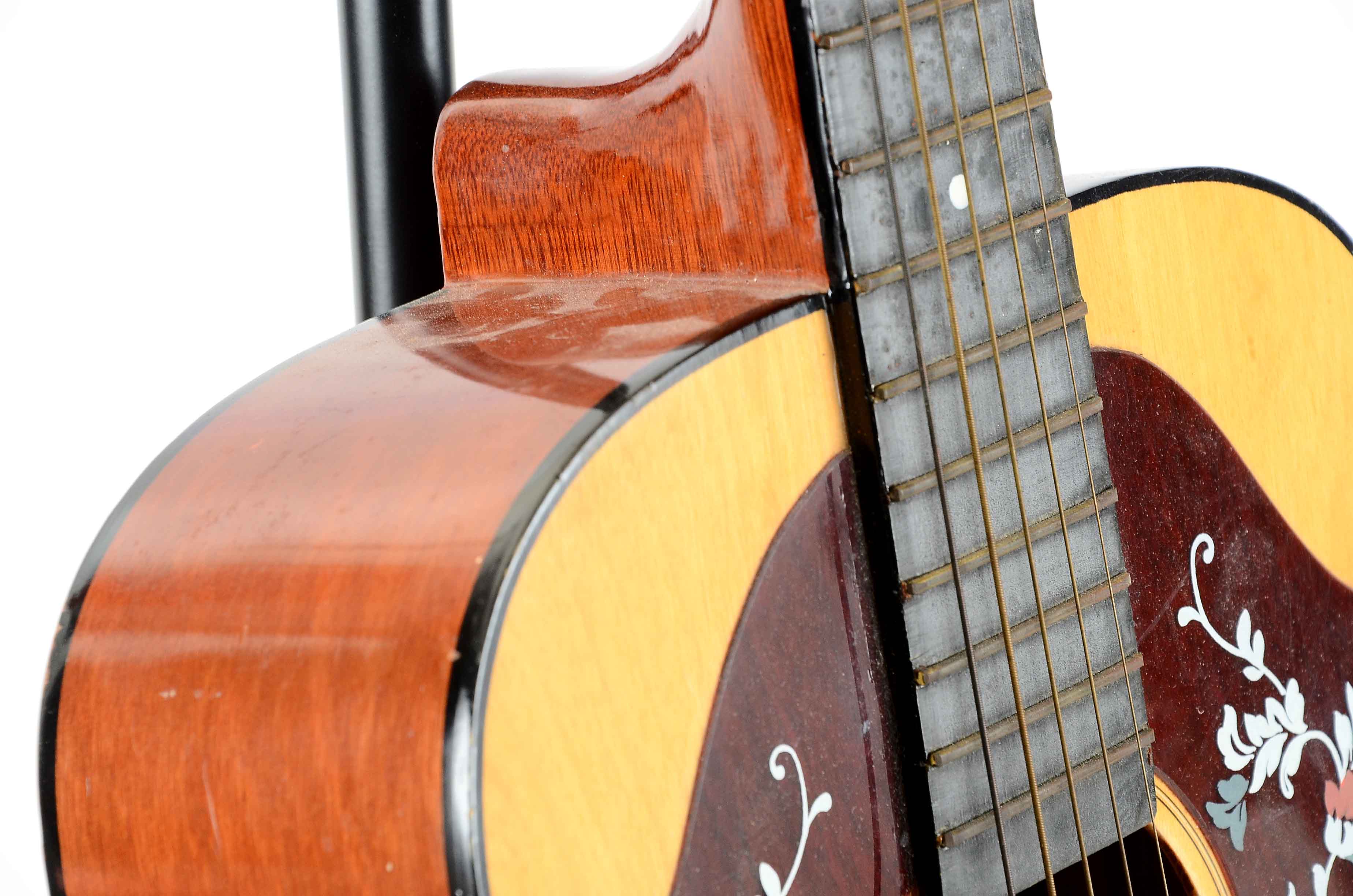 Vintage Global Acoustic Guitar