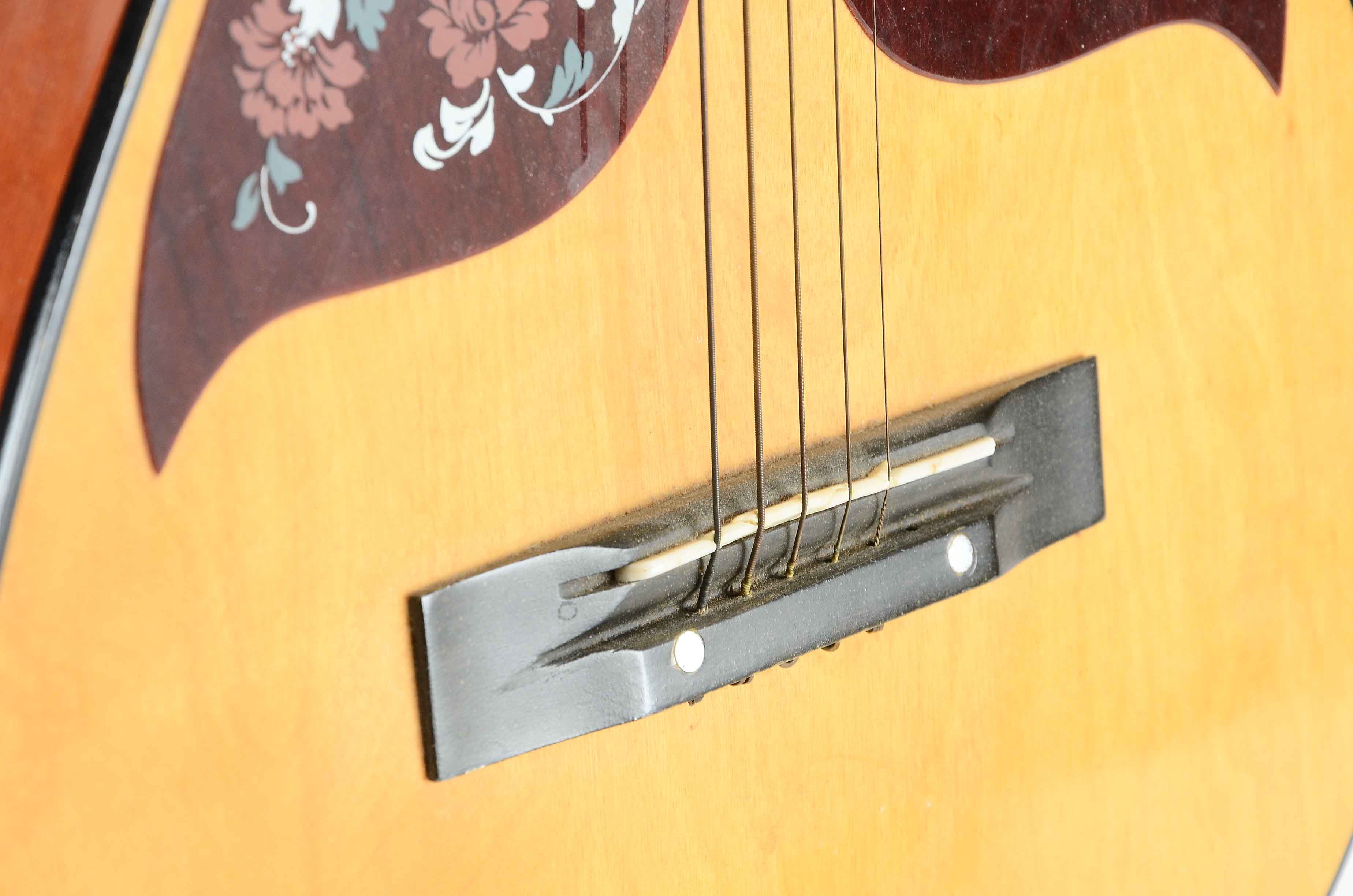 Vintage Global Acoustic Guitar