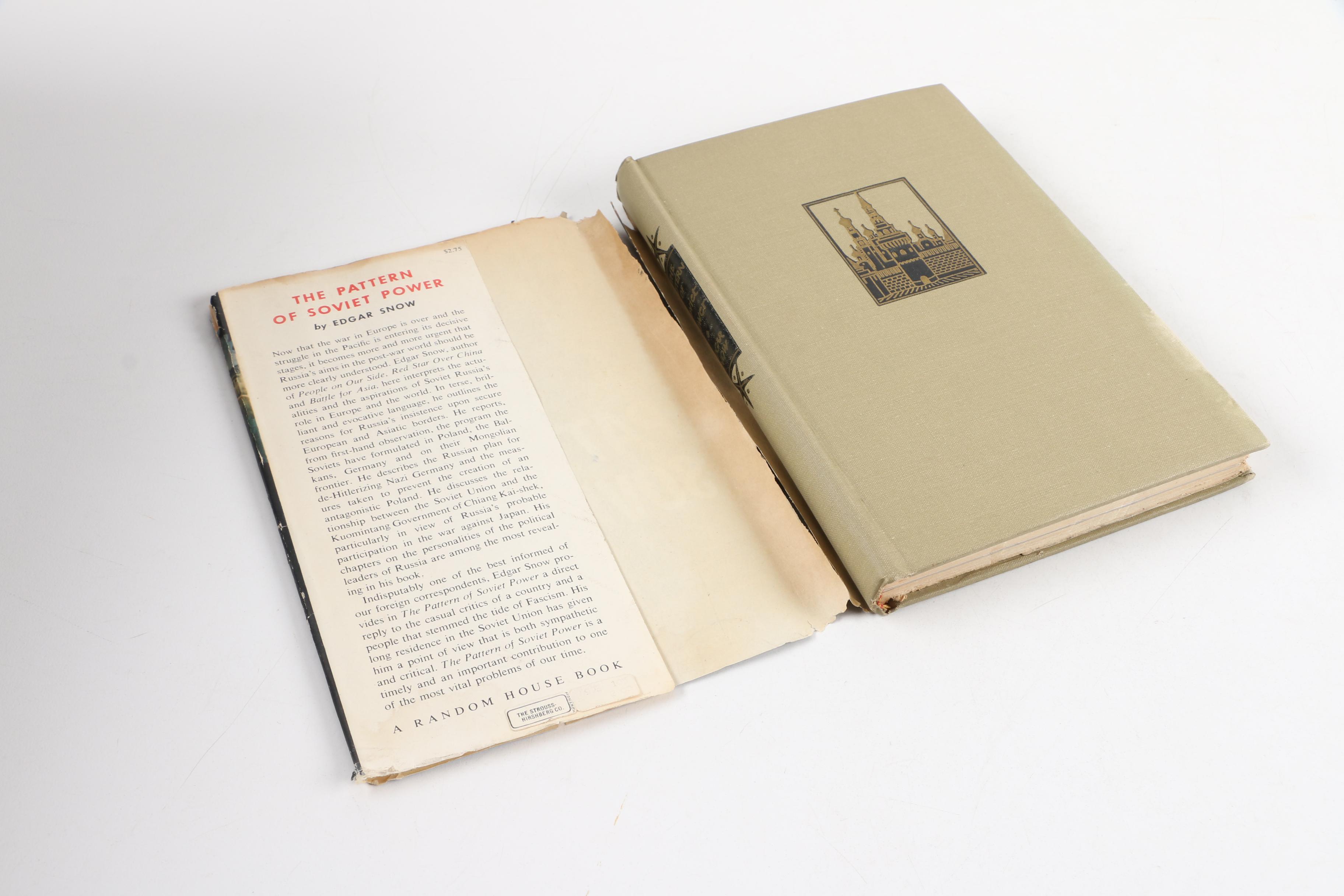 Books Including 1945 "The Pattern of Soviet Power" by Edgar Snow