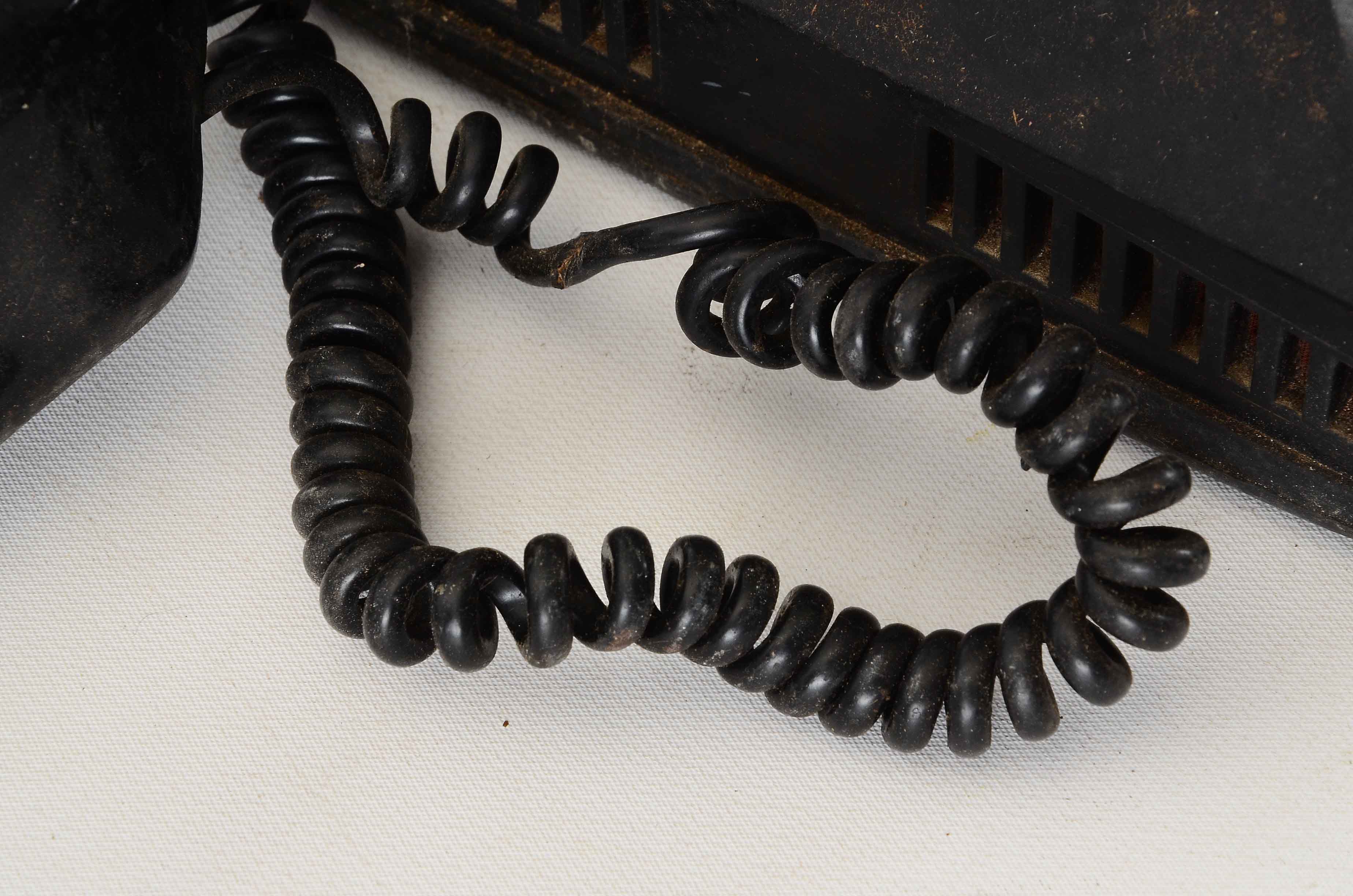 Vintage Canadian Rotary Telephone in Black