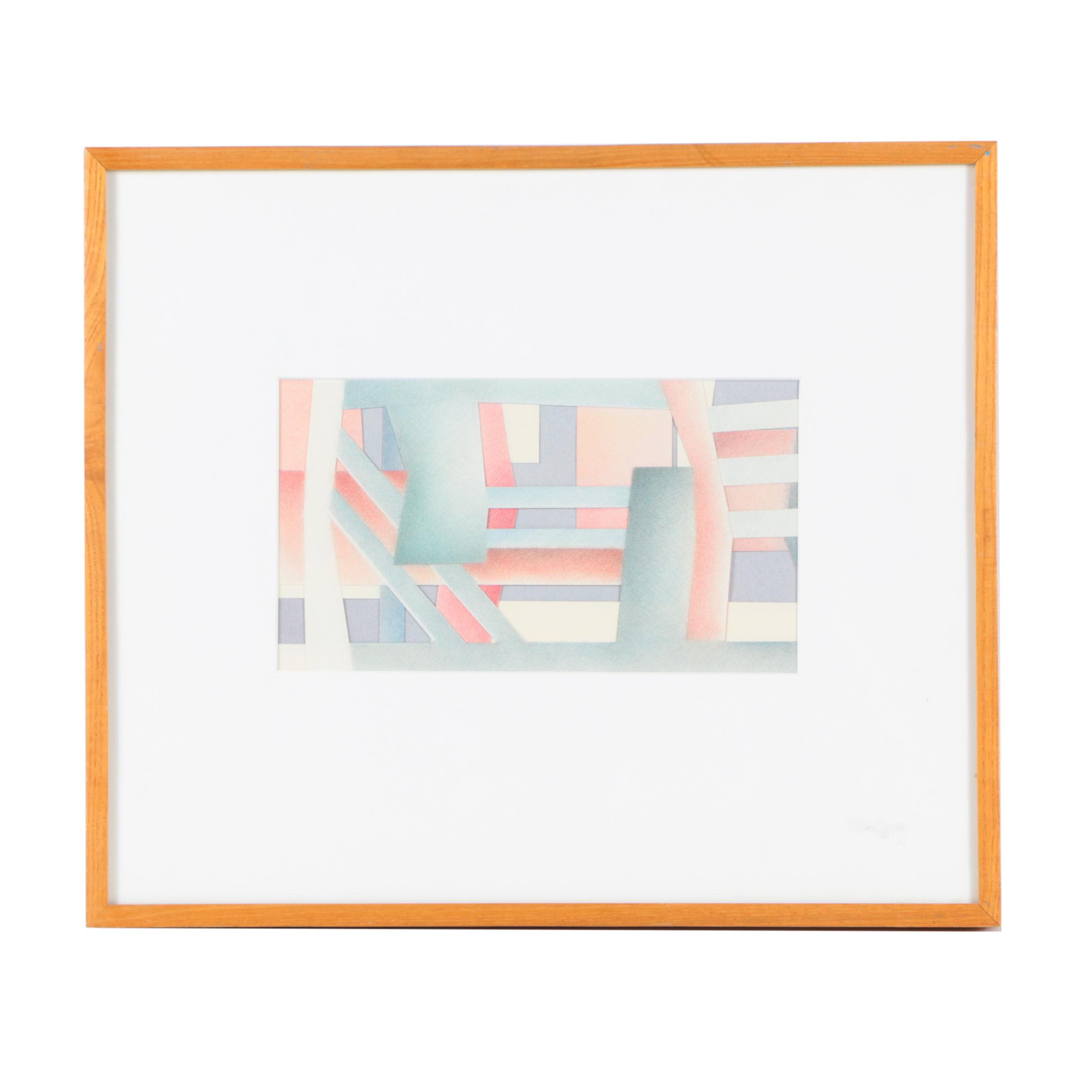 Mixed Media on Paper "Nova Scotia"