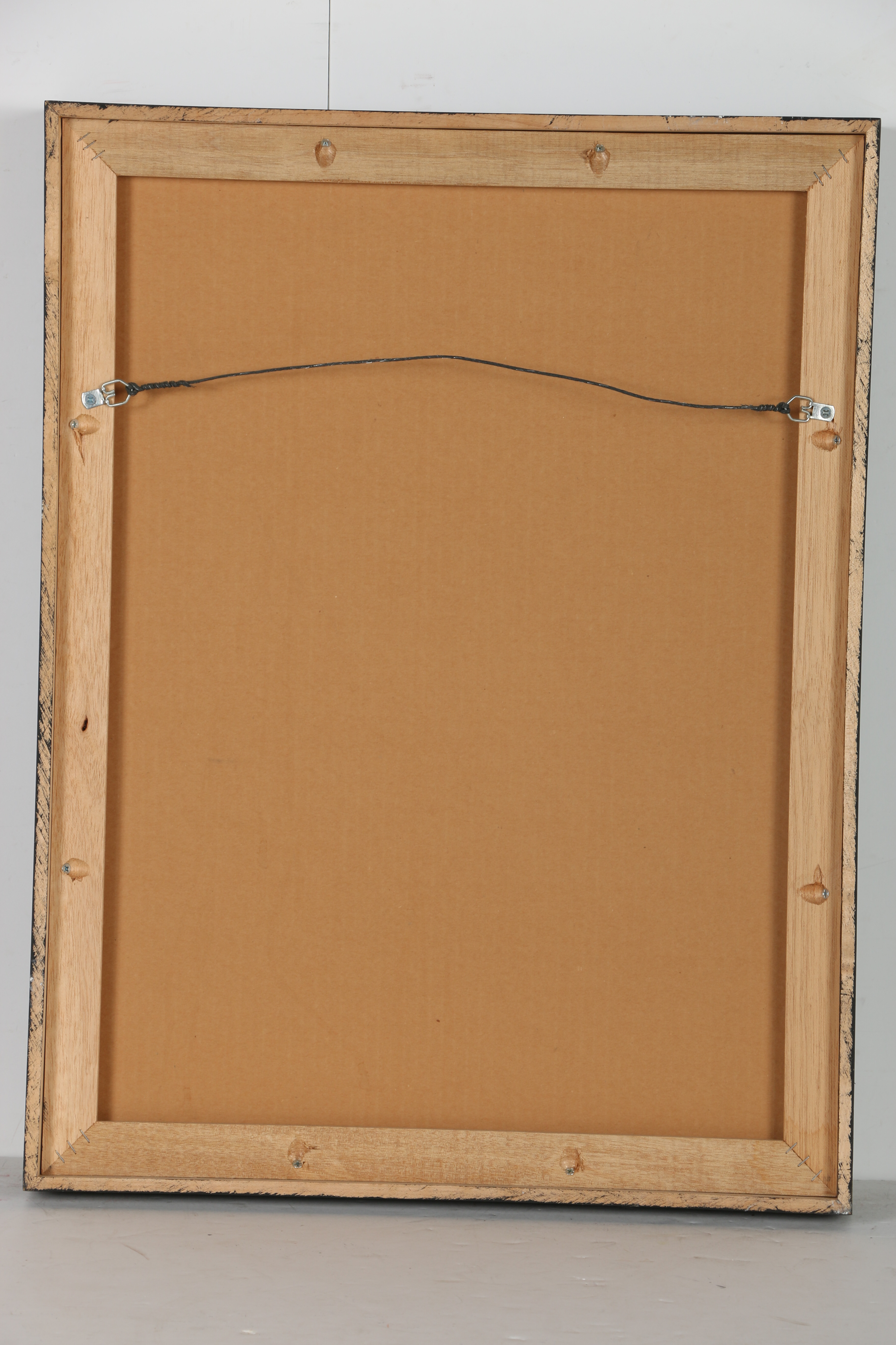 Bill Schiffer Oil Paint Marker Drawing "Seated Figure with Cigarette"