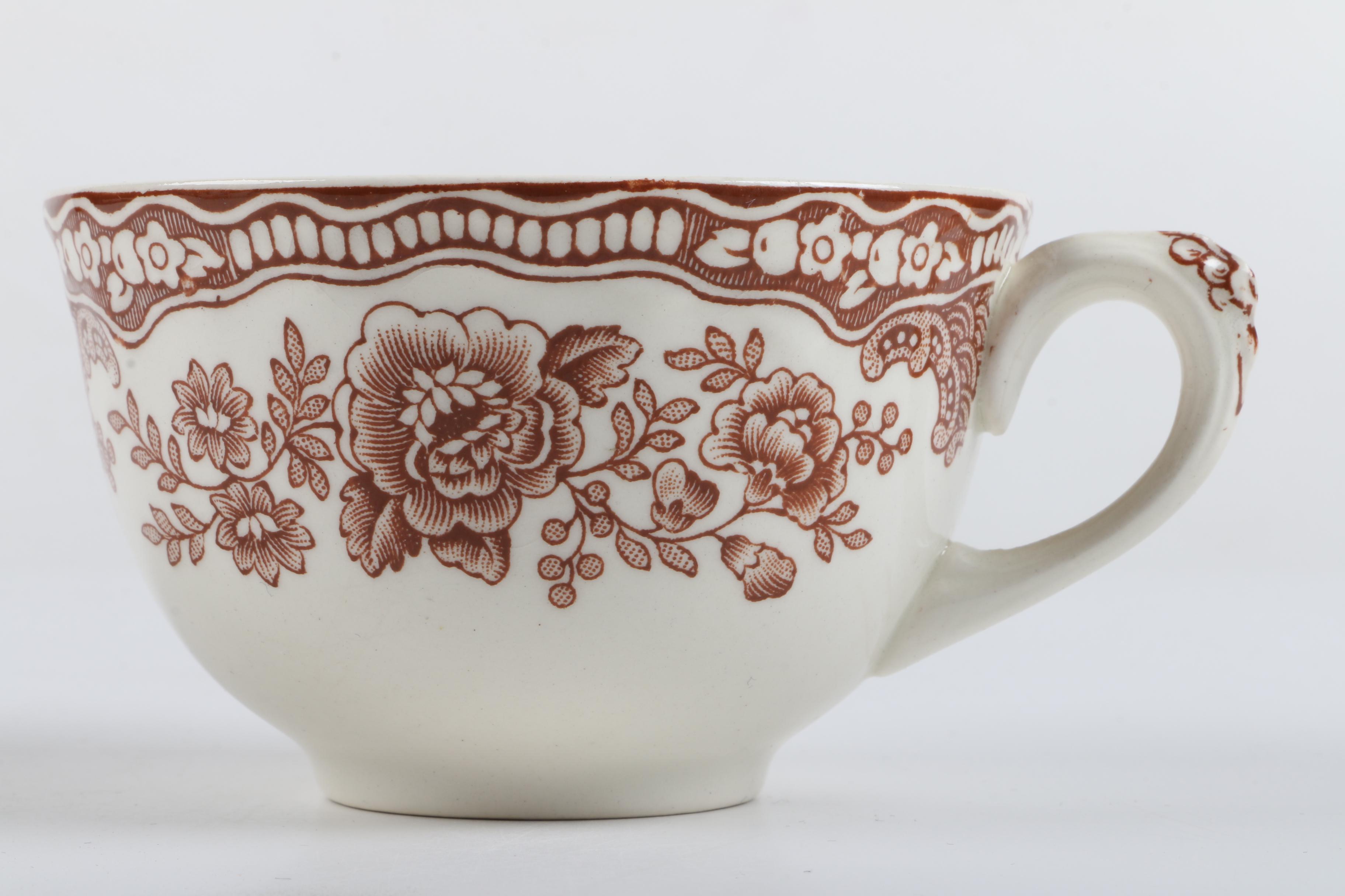 Porcelain Teacups Including  Vintage Haviland Limoges