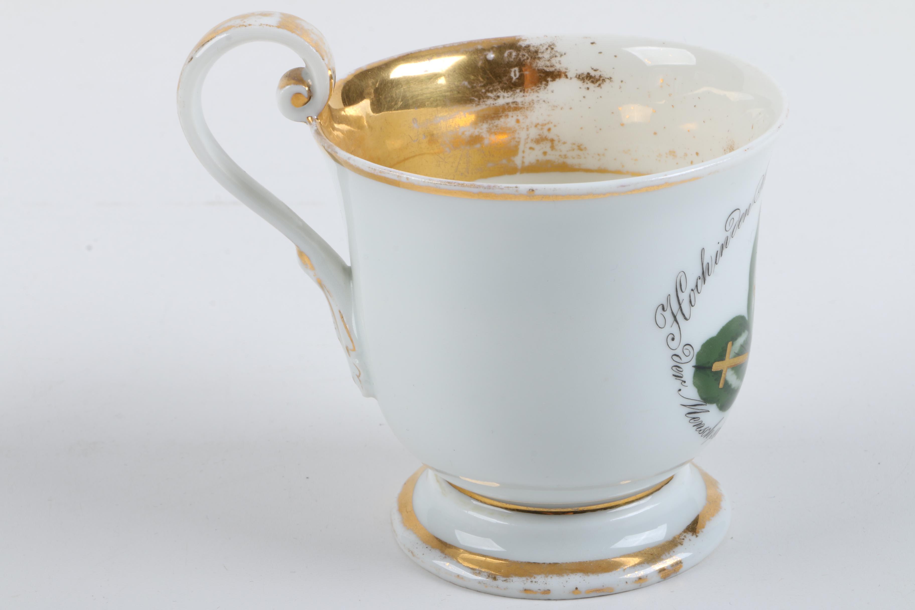 Porcelain Teacups Including  Vintage Haviland Limoges