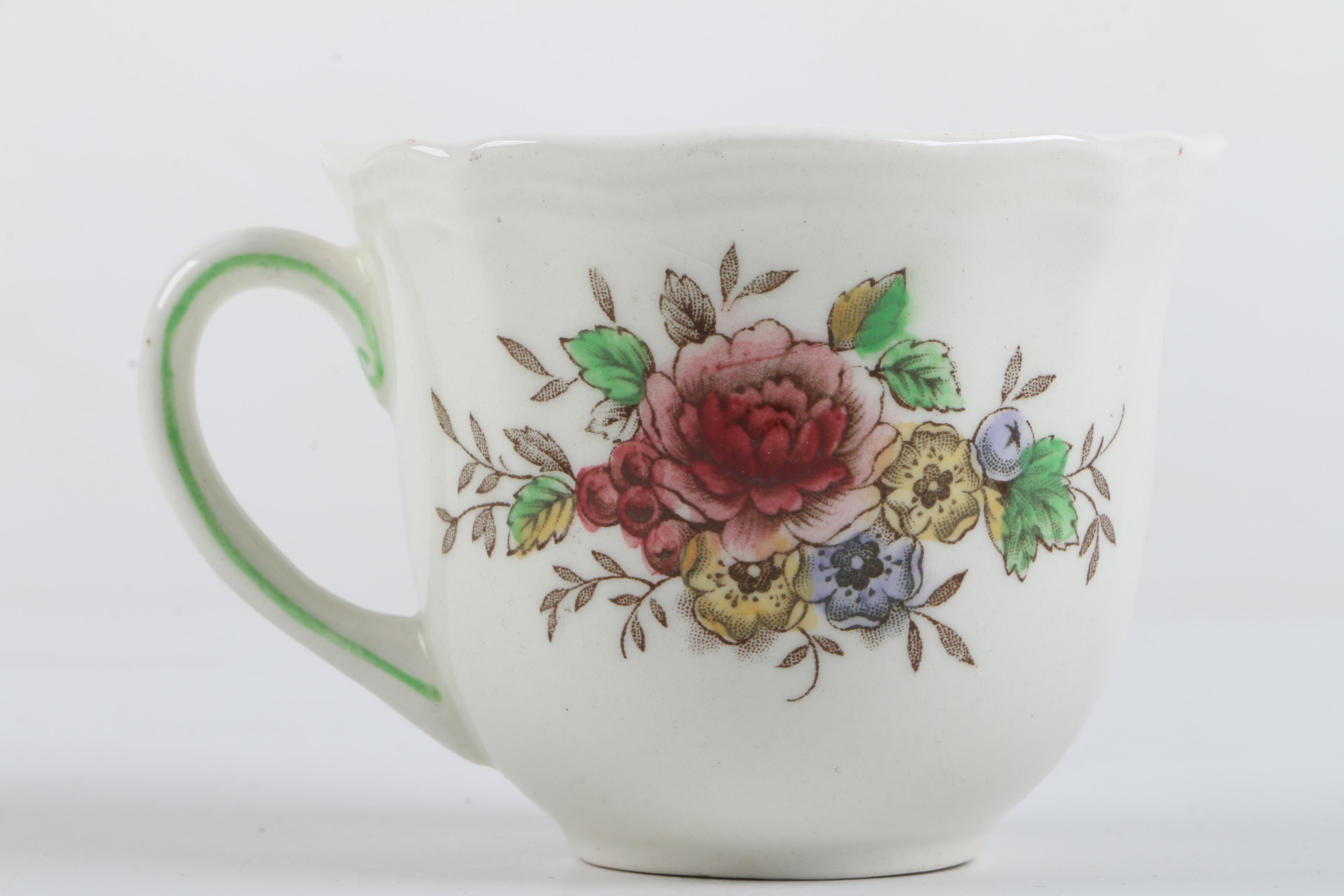 Porcelain Teacups Including  Vintage Haviland Limoges