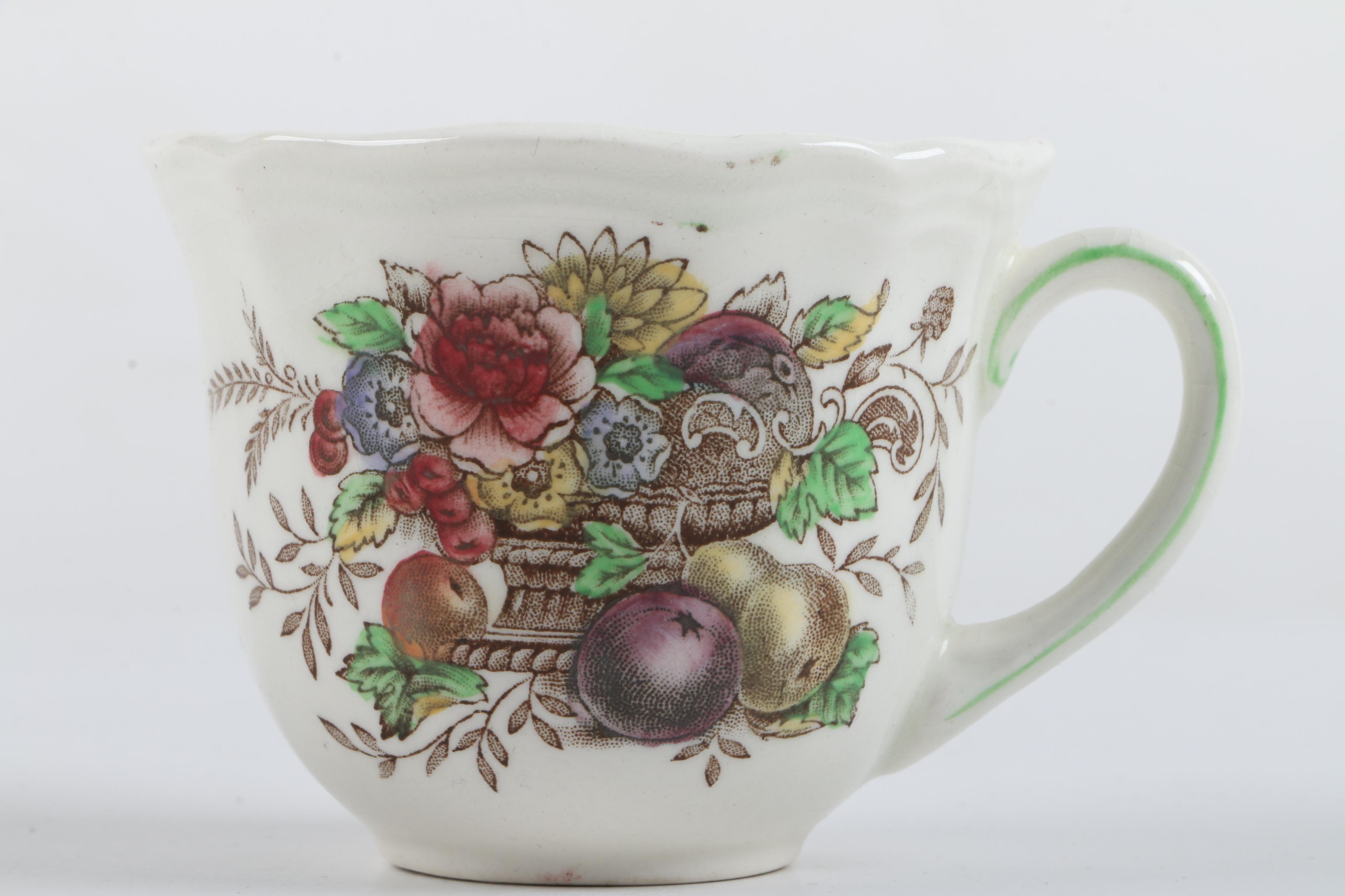 Porcelain Teacups Including  Vintage Haviland Limoges