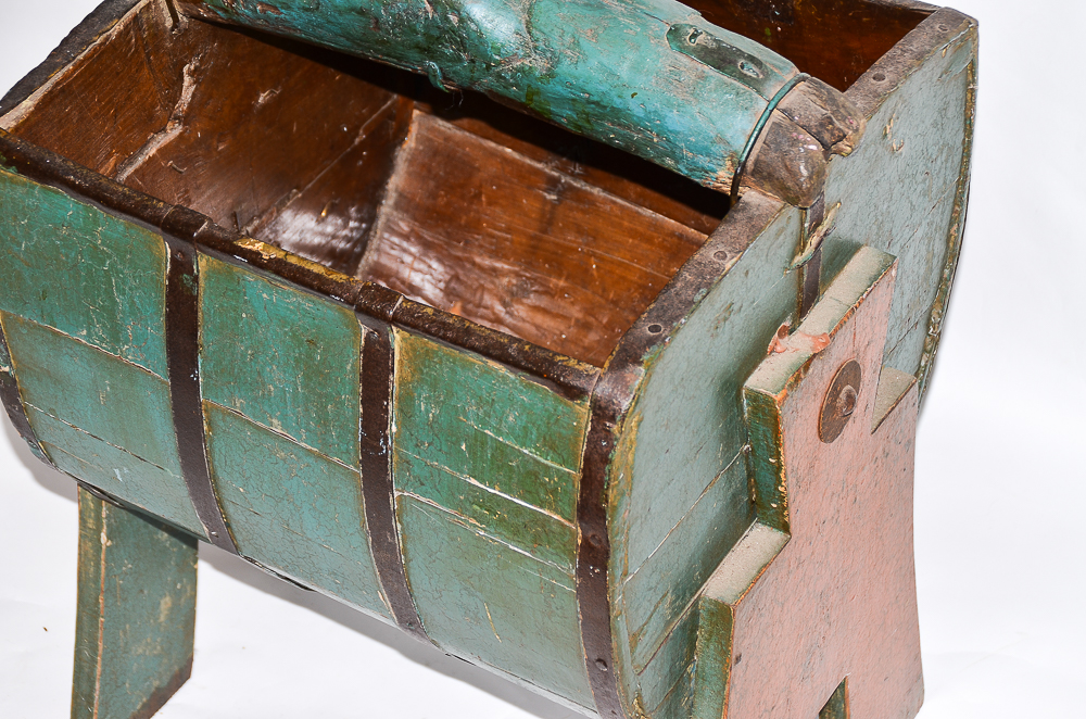 Antique Chinese Wooden Bucket