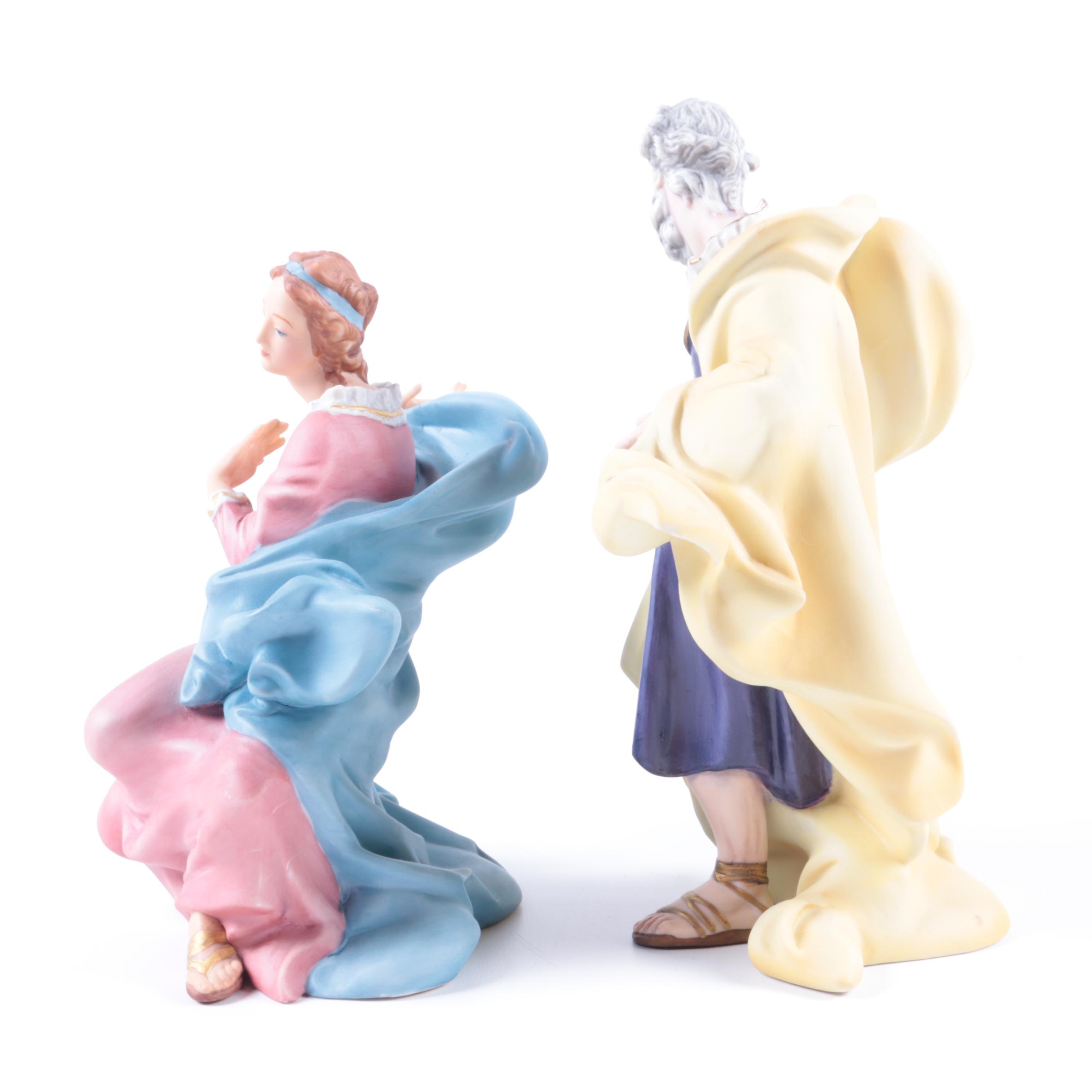 The Vatican Nativity Infant Jesus, Mary and Joseph Porcelain Figurines