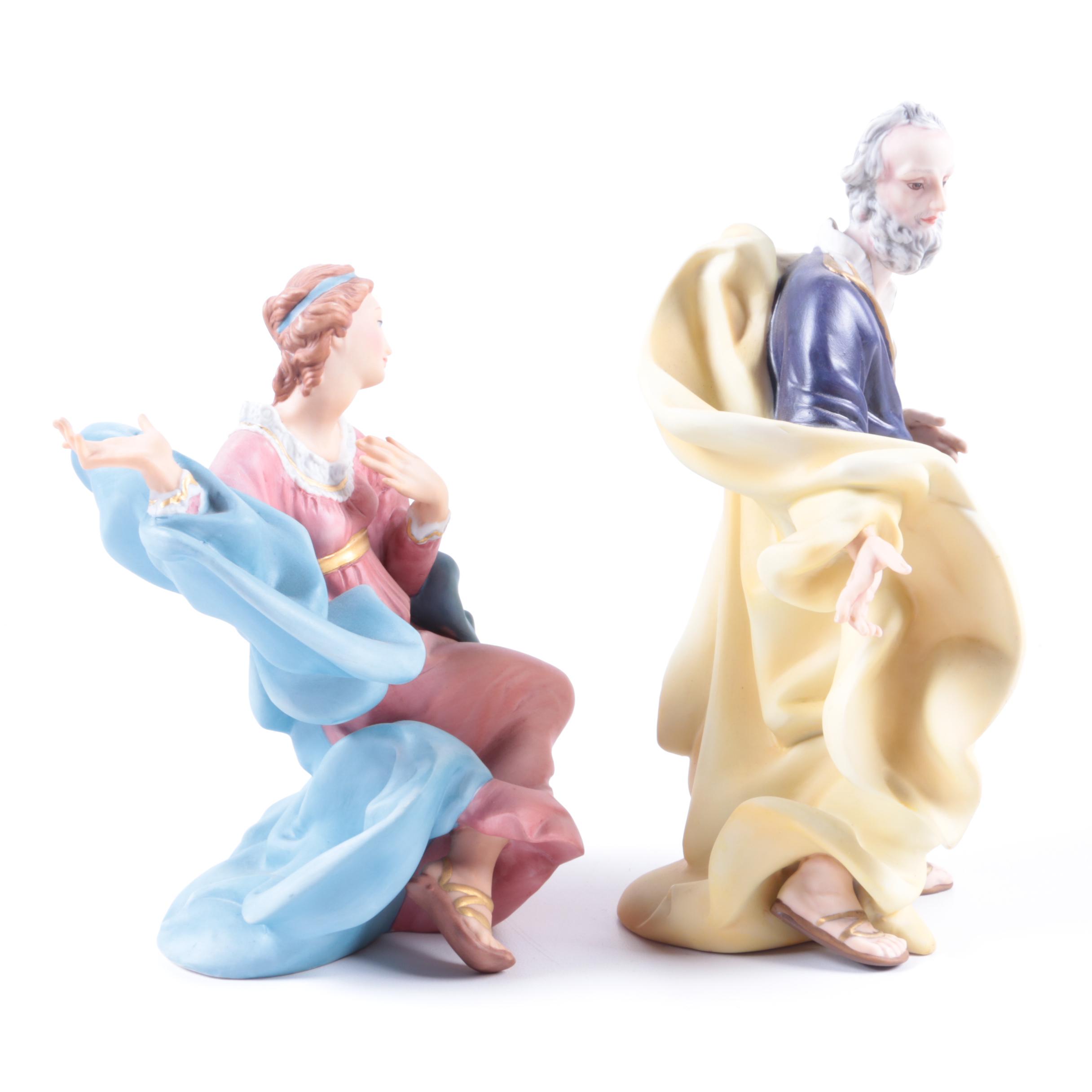 The Vatican Nativity Infant Jesus, Mary and Joseph Porcelain Figurines