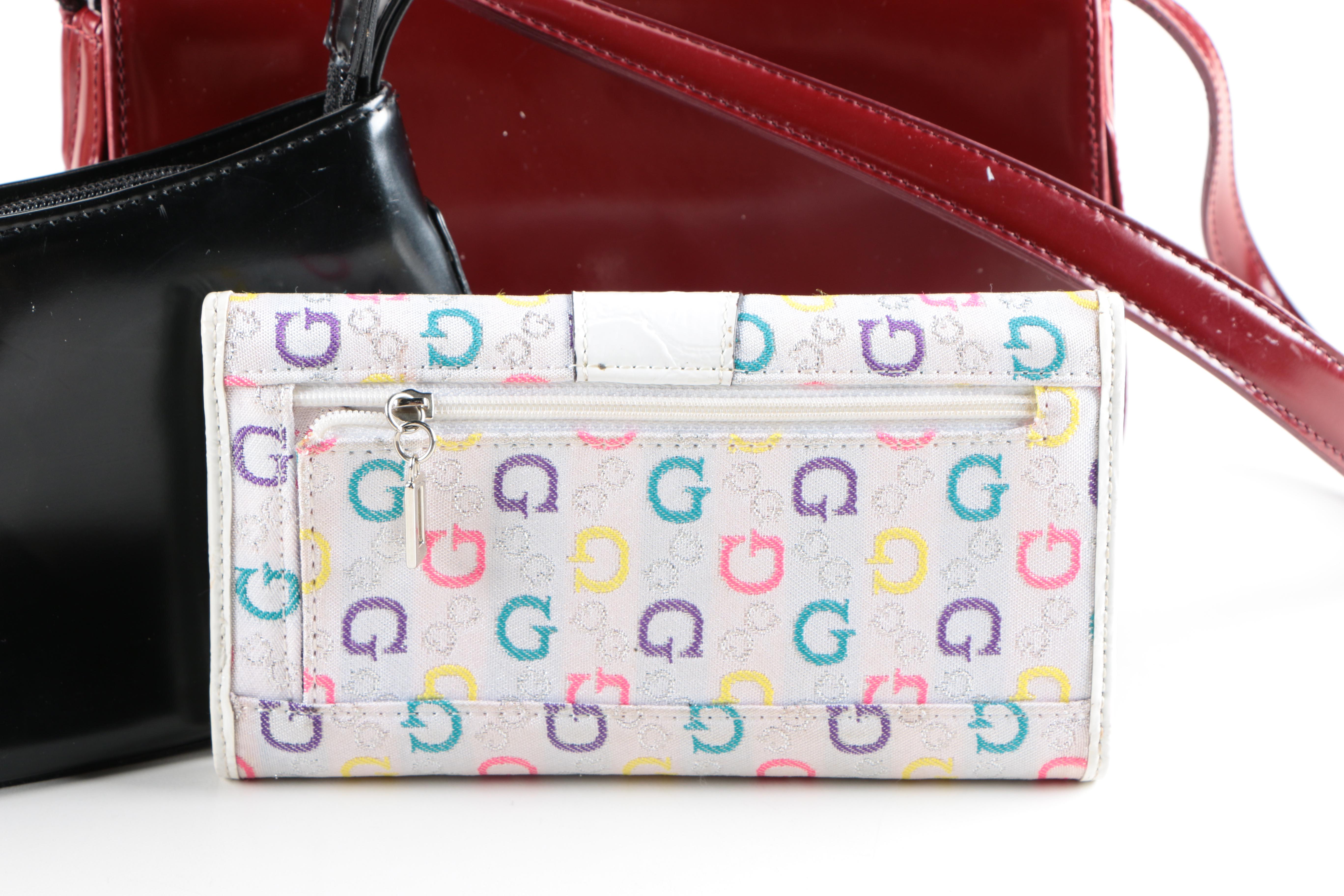 Guess  Leather Handbags and Monogram Wallet