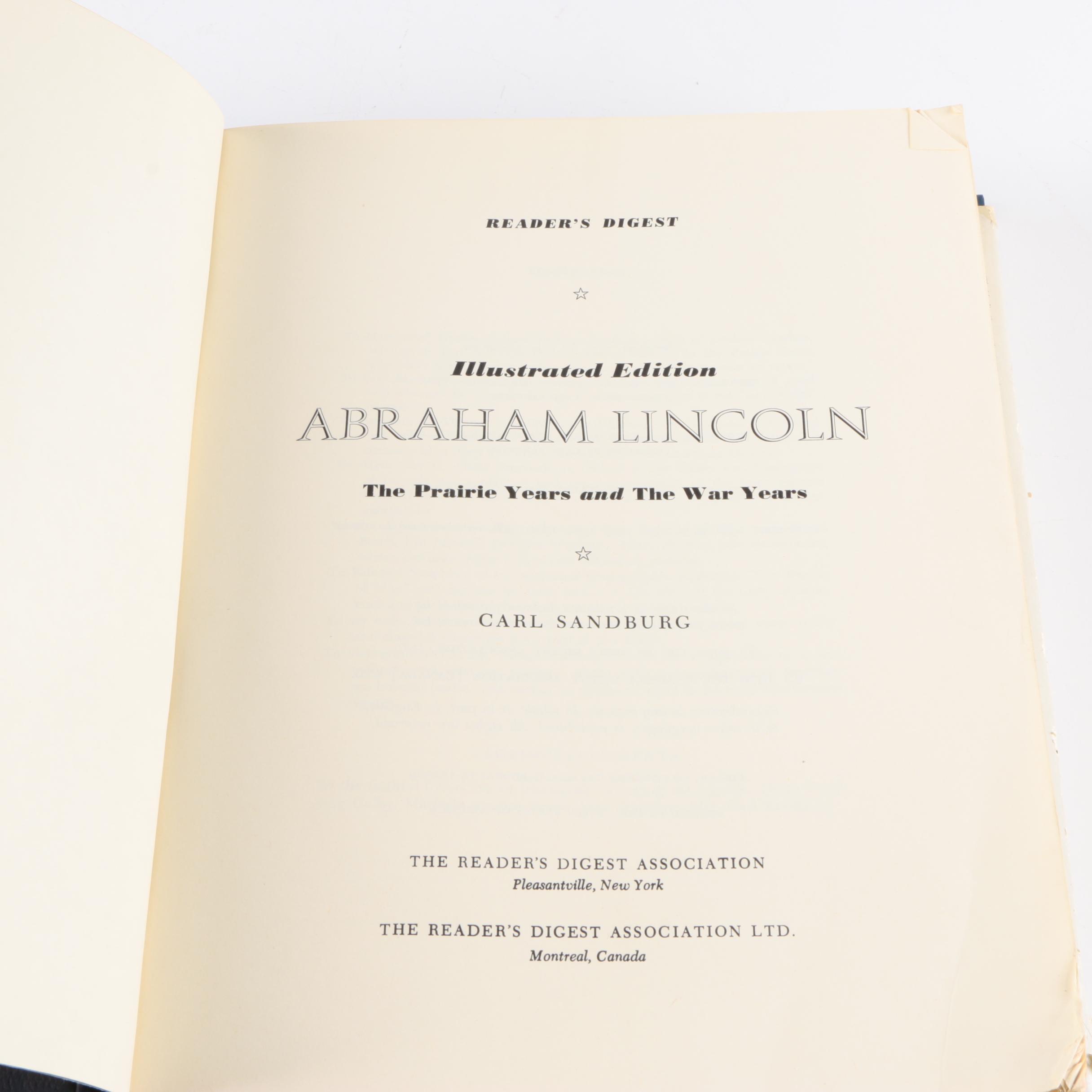 1970 Illustrated Carl Sandburg's "Abraham Lincoln" and 1976 "Spirit of '76"