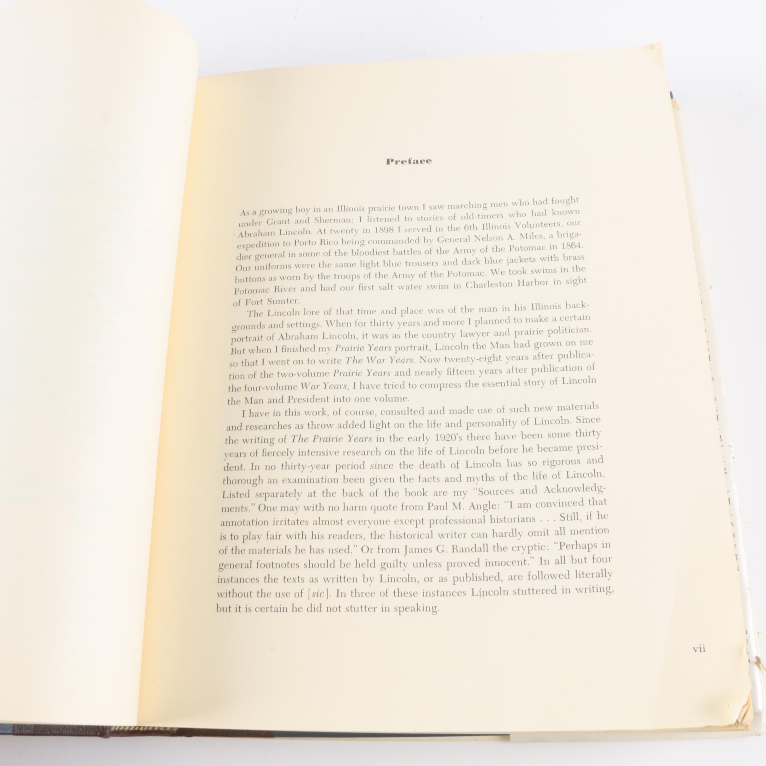 1970 Illustrated Carl Sandburg's "Abraham Lincoln" and 1976 "Spirit of '76"