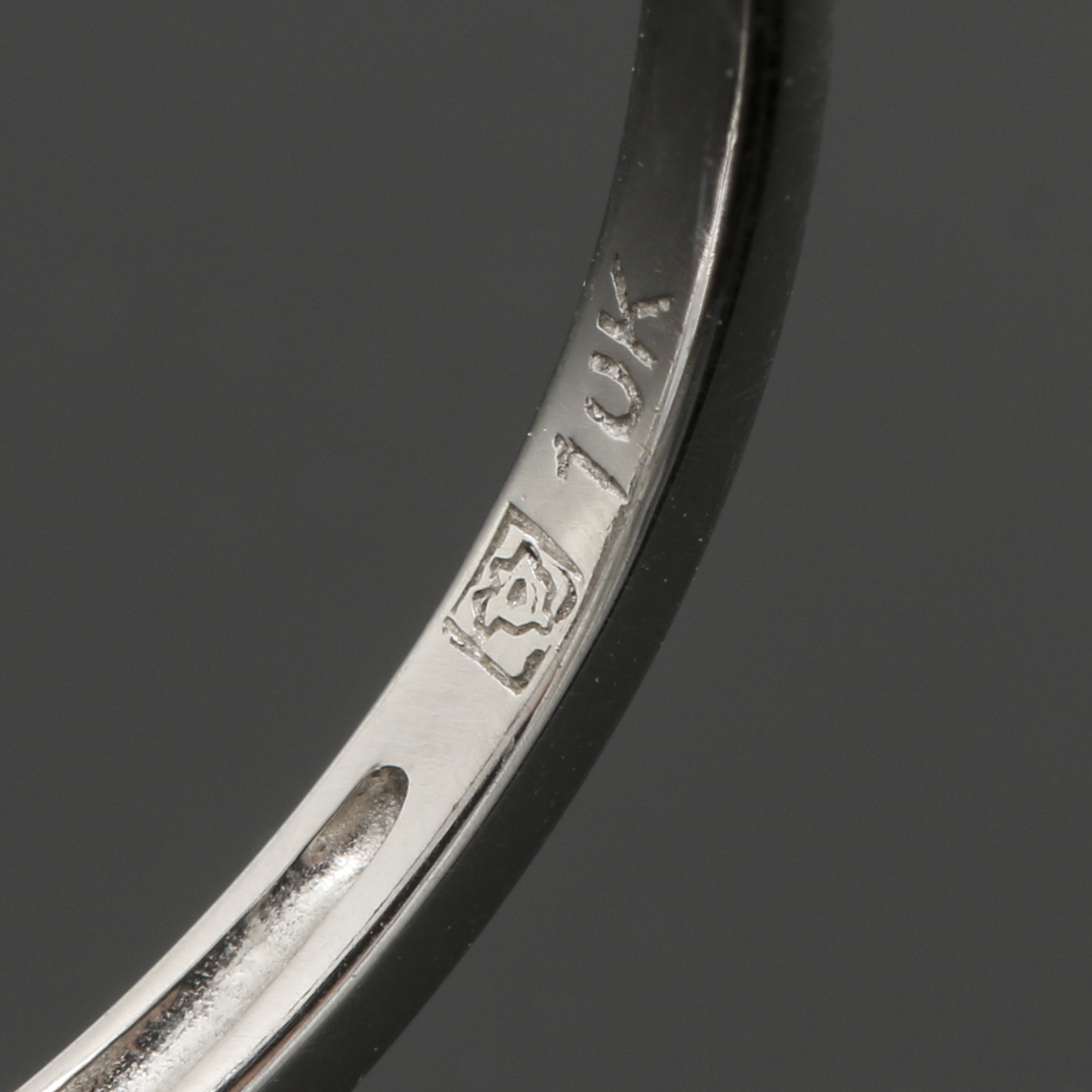 10K White Gold Aquamarine Diamond Ring