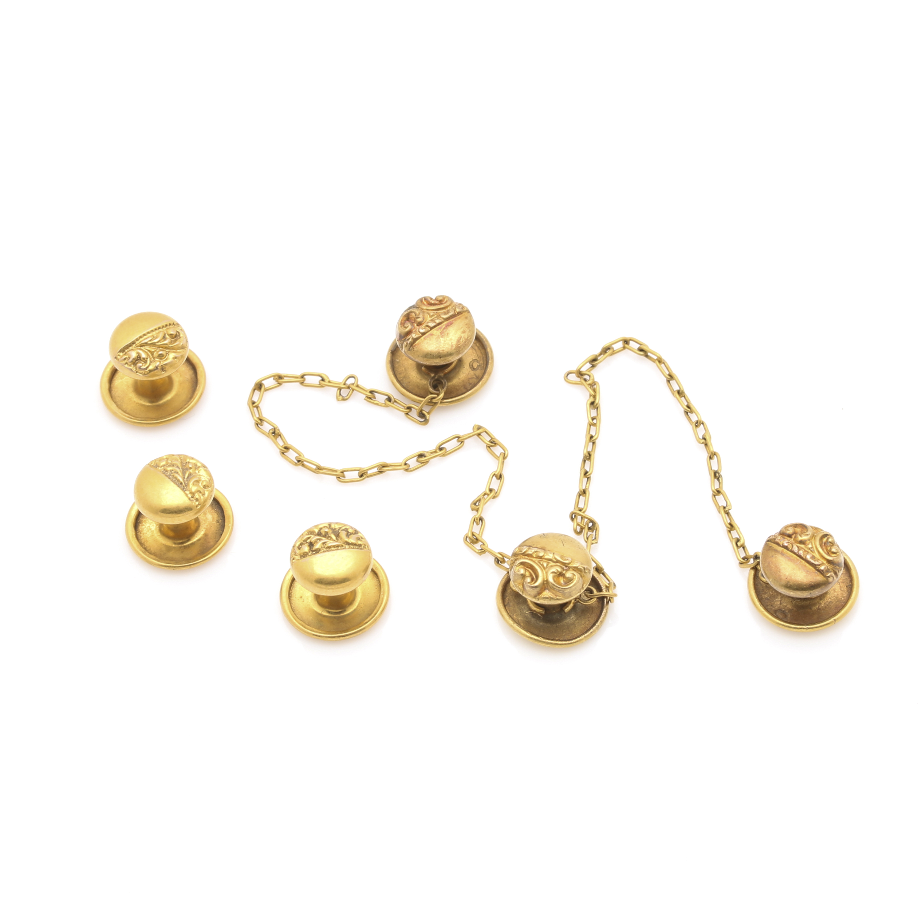 Selection of 14K Yellow Gold Buttons