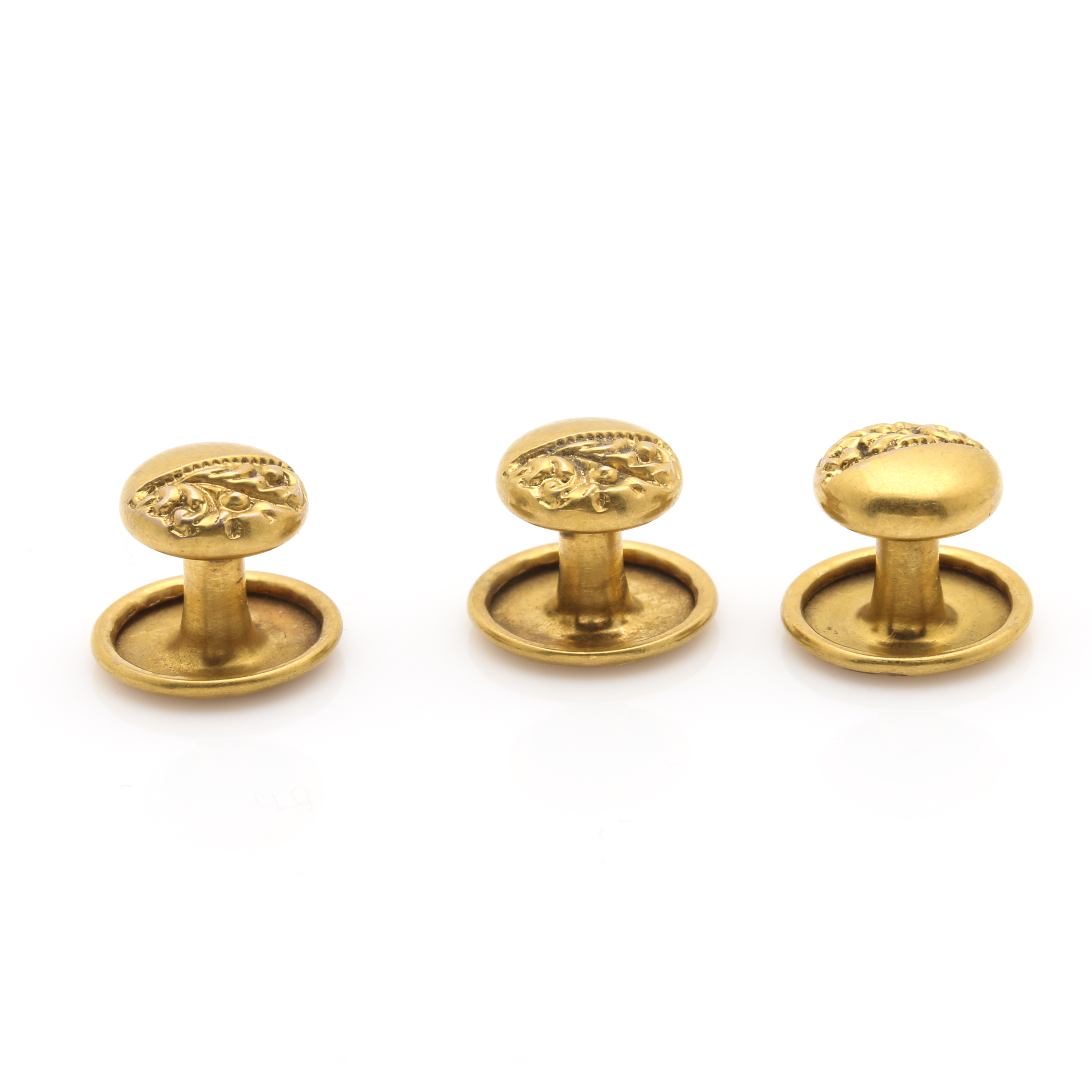 Selection of 14K Yellow Gold Buttons