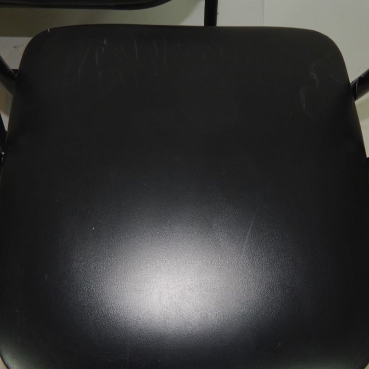 Cosco Black Folding Card Table And Four Metal Folding Chairs