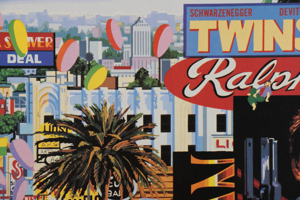 Hiro Yamagata Signed Offset Lithograph Poster "World Gym"