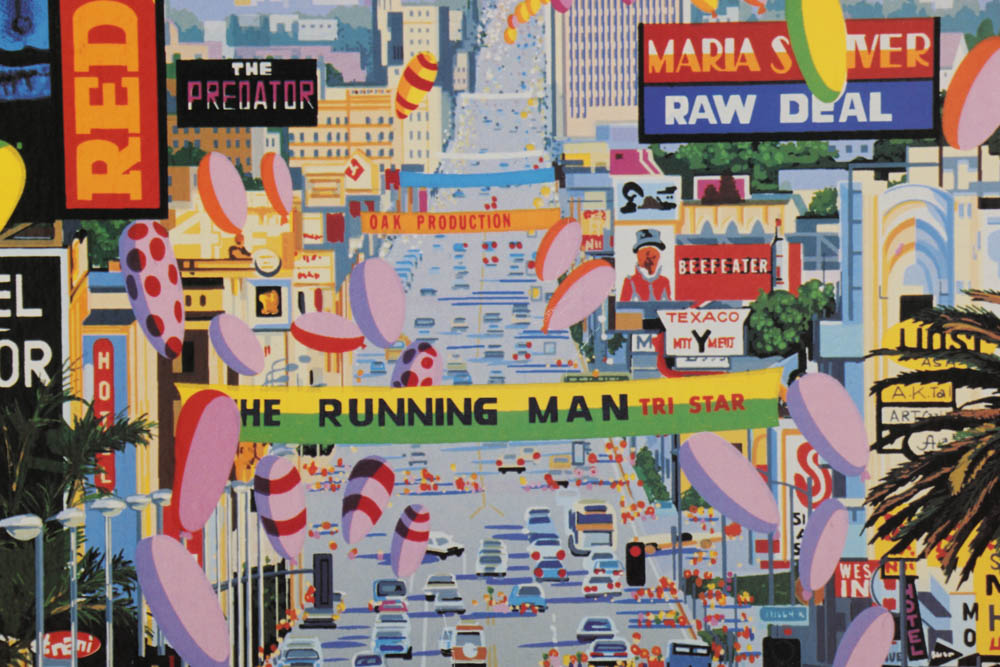 Hiro Yamagata Signed Offset Lithograph Poster "World Gym"