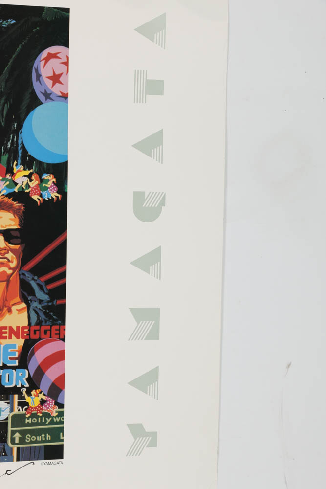 Hiro Yamagata Signed Offset Lithograph Poster "World Gym"