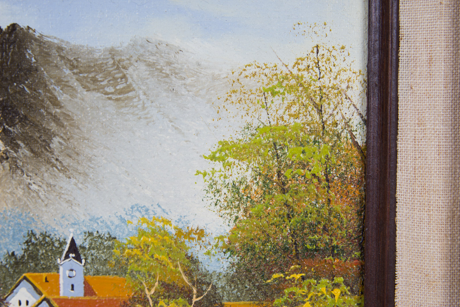 F. Swatsley Mid-Century Oil Painting on Canvas