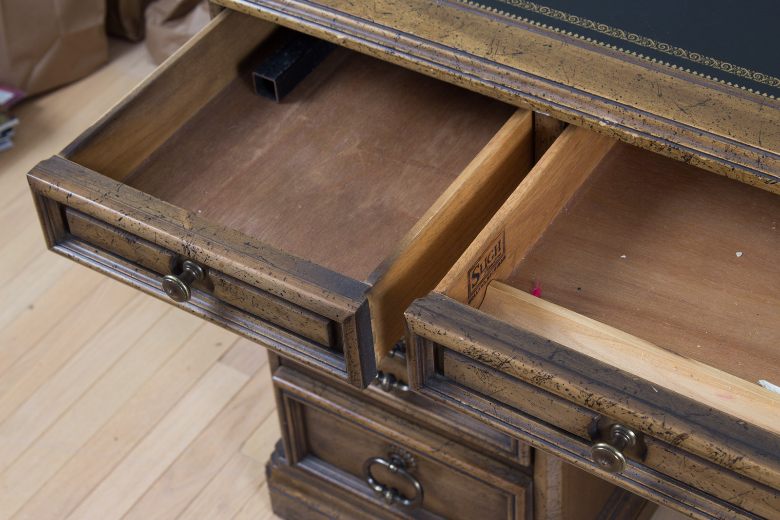 Sligh Pedestal Executive Desk