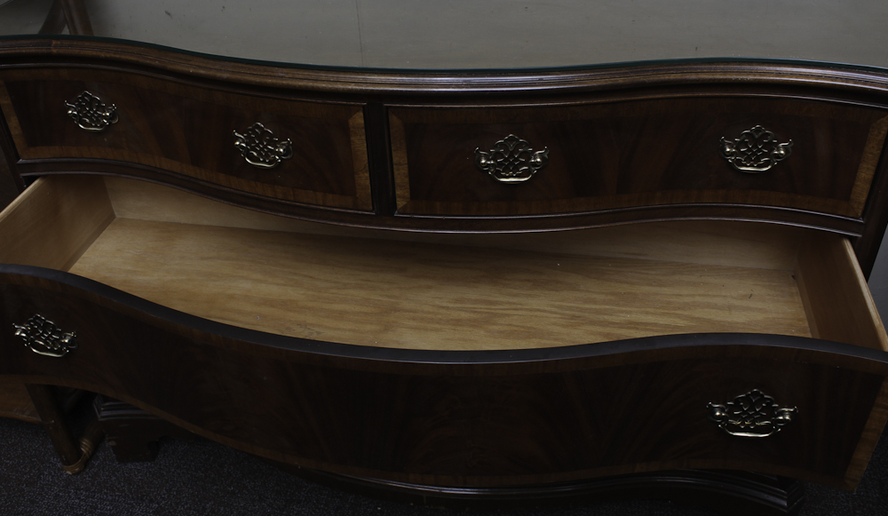 Serpentine Chest of Drawers by Hickory White Furniture