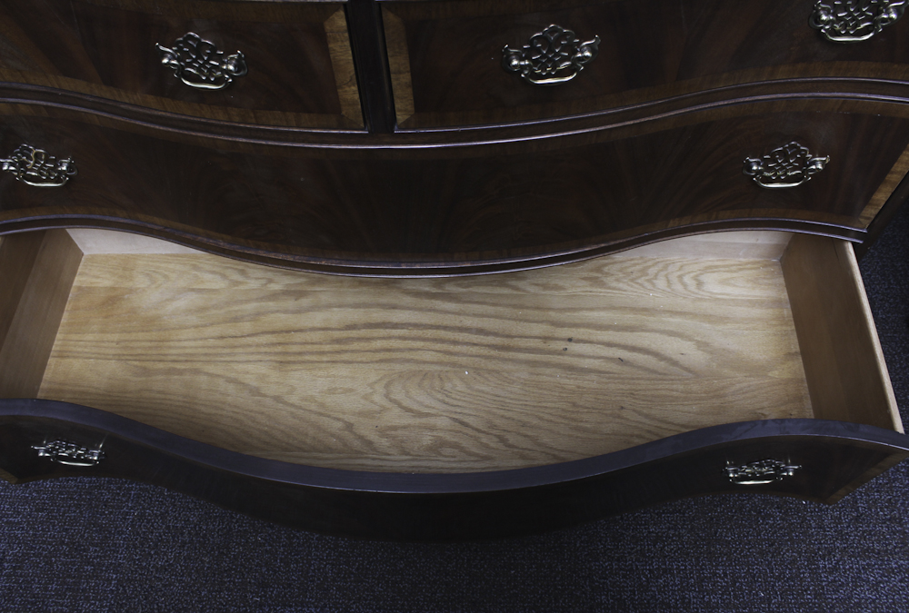 Serpentine Chest of Drawers by Hickory White Furniture