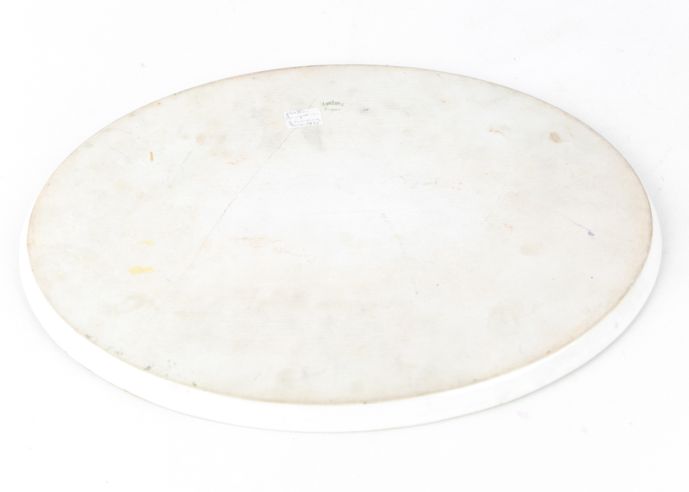 Haviland Hand Painted Porcelain Tray featuring Portrait of Kaiser Wilhelm II