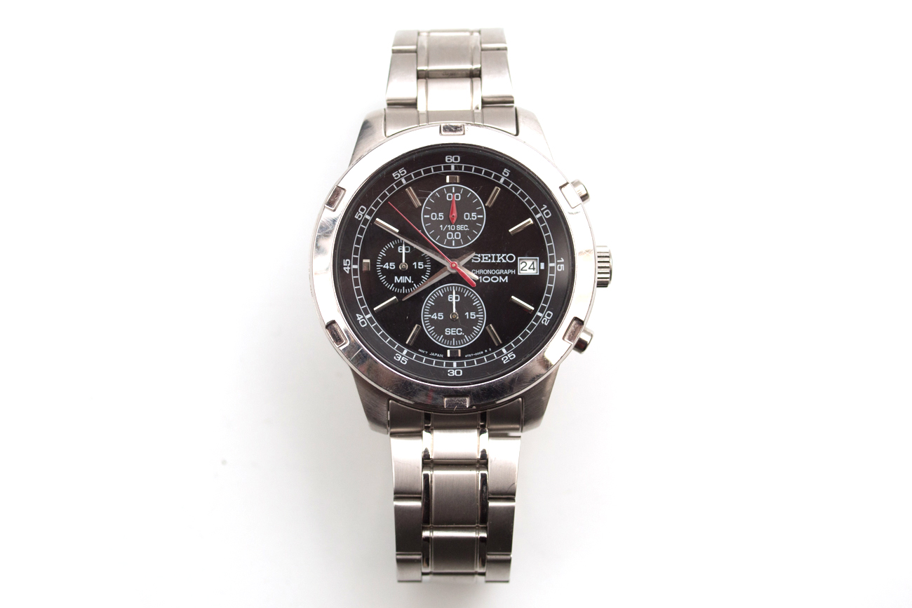 Seiko Two Tone Chronograph Watch