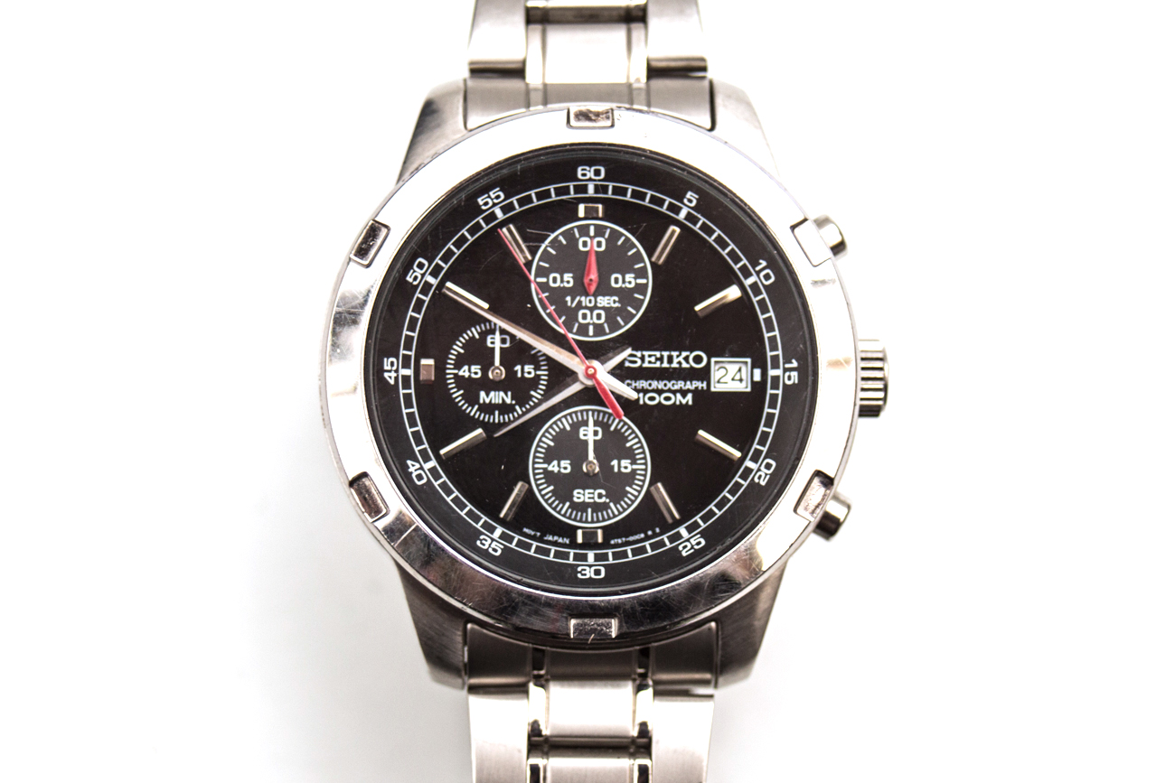 Seiko Two Tone Chronograph Watch