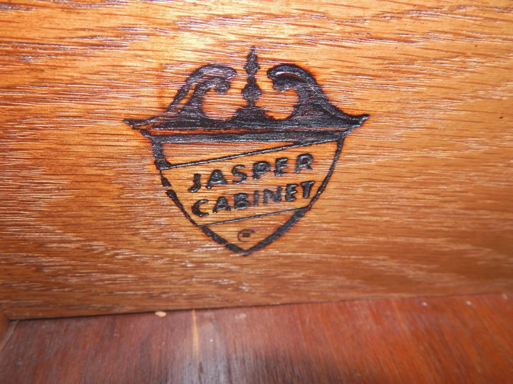 Vintage Mahogany Drop-Front Secretary By Jasper Cabinet Company