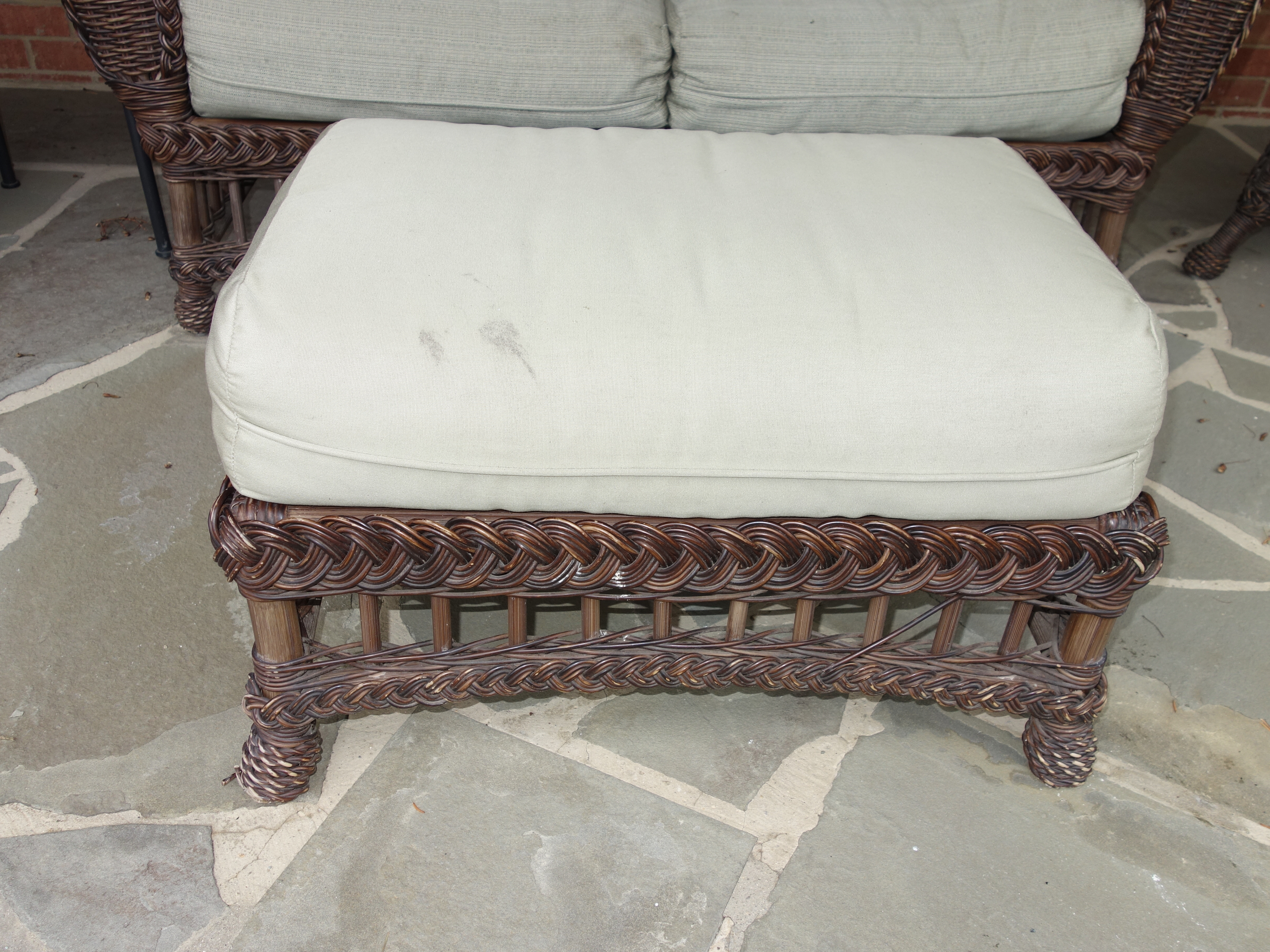 Ethan Allen Outdoor Wicker Furniture Set