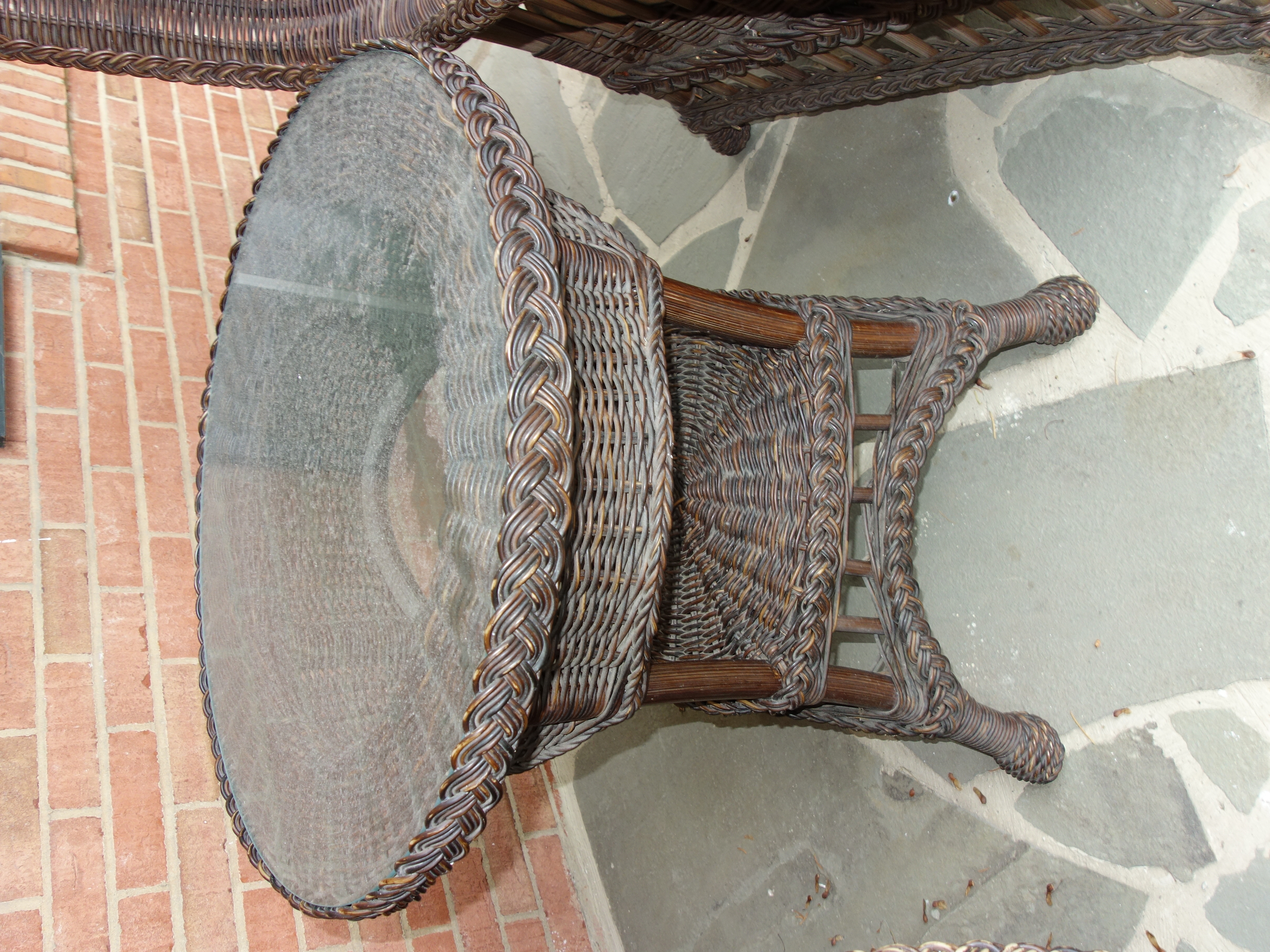 Ethan Allen Outdoor Wicker Furniture Set