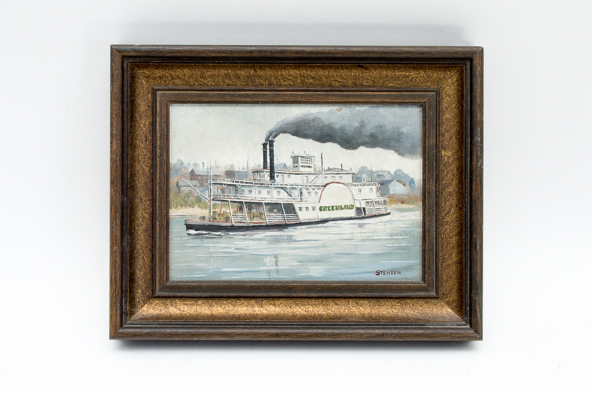 Two Stan Stenton Original Miniature Oil Paintings on Board