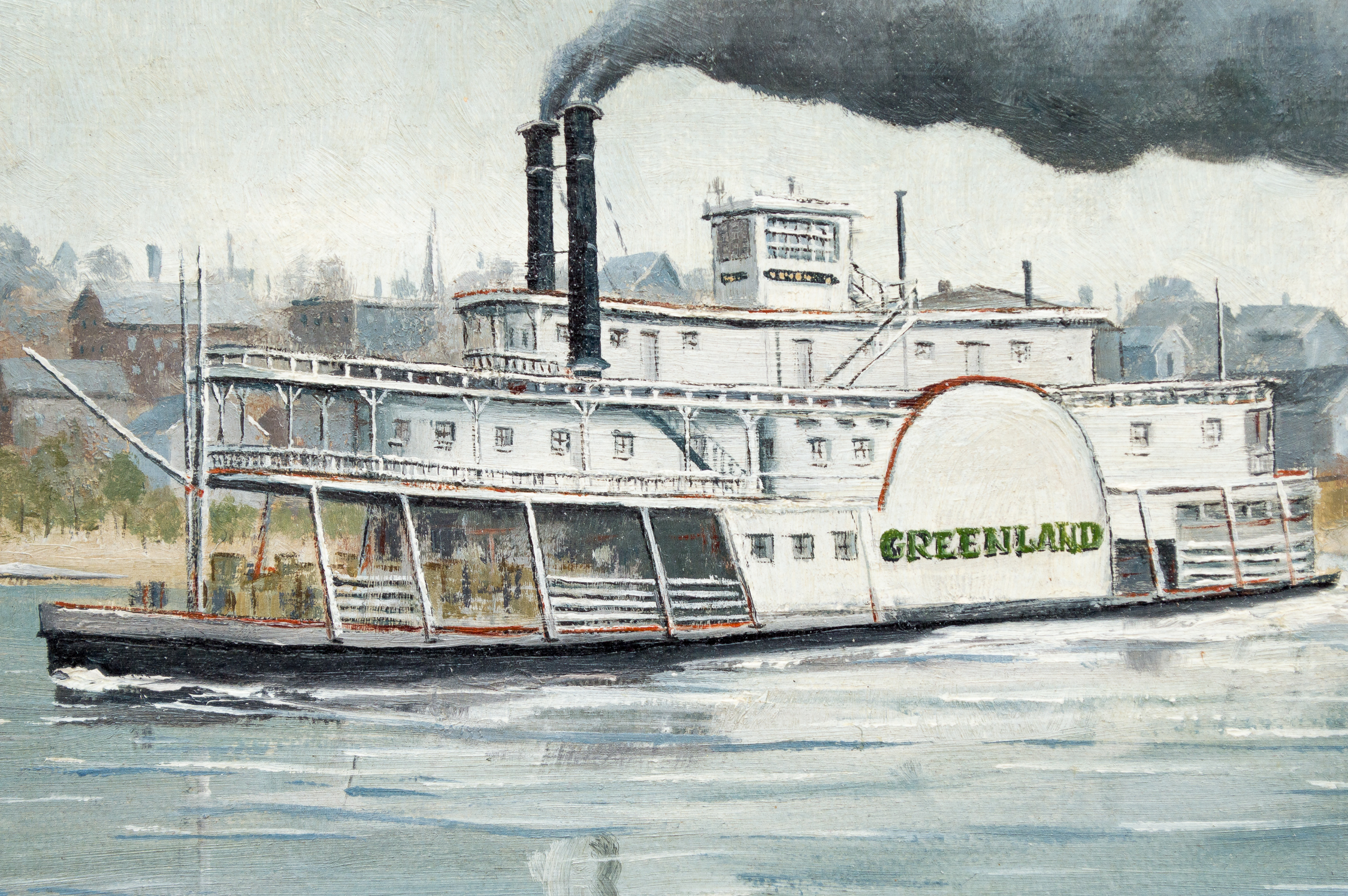 Two Stan Stenton Original Miniature Oil Paintings on Board