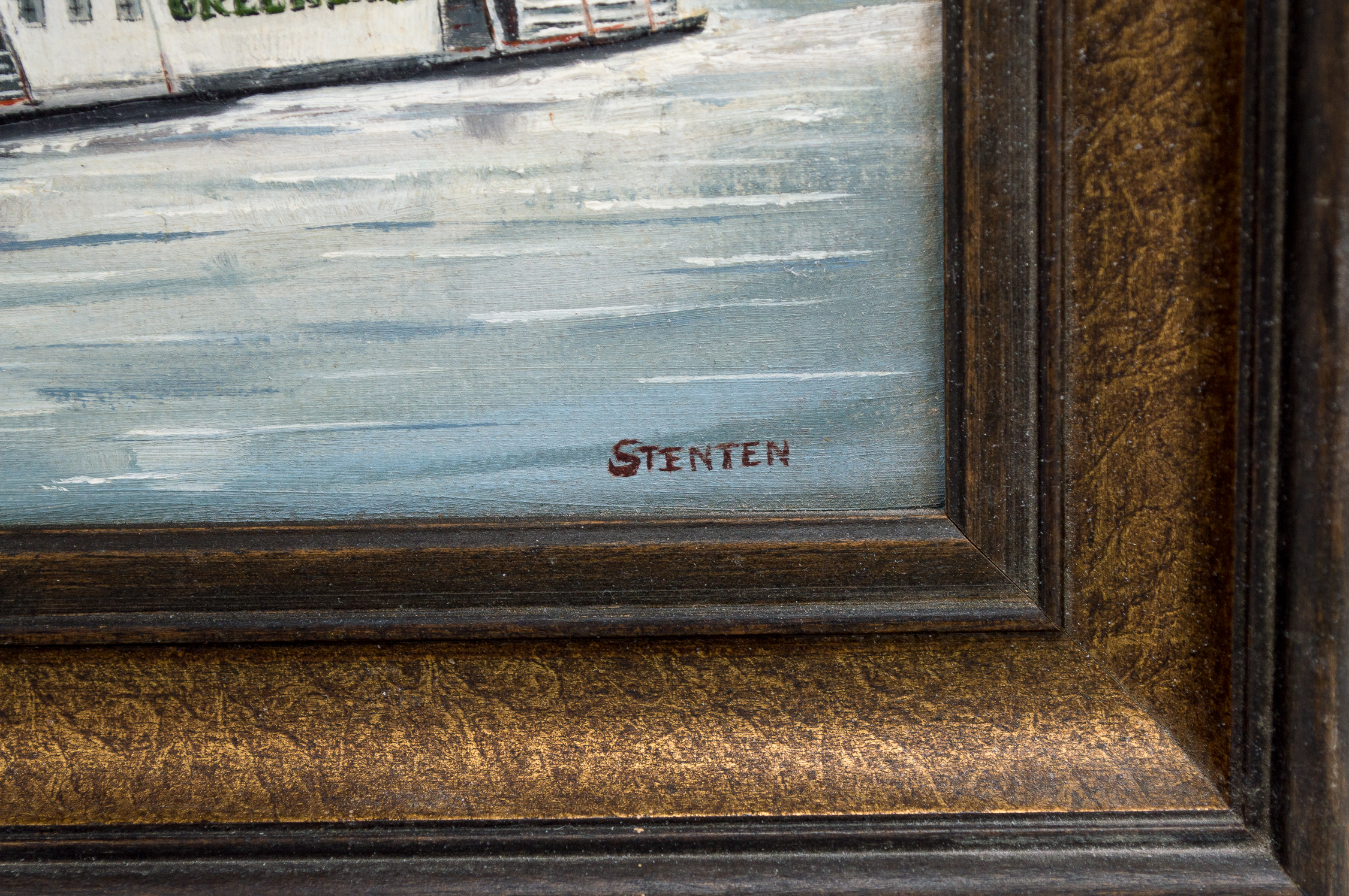 Two Stan Stenton Original Miniature Oil Paintings on Board