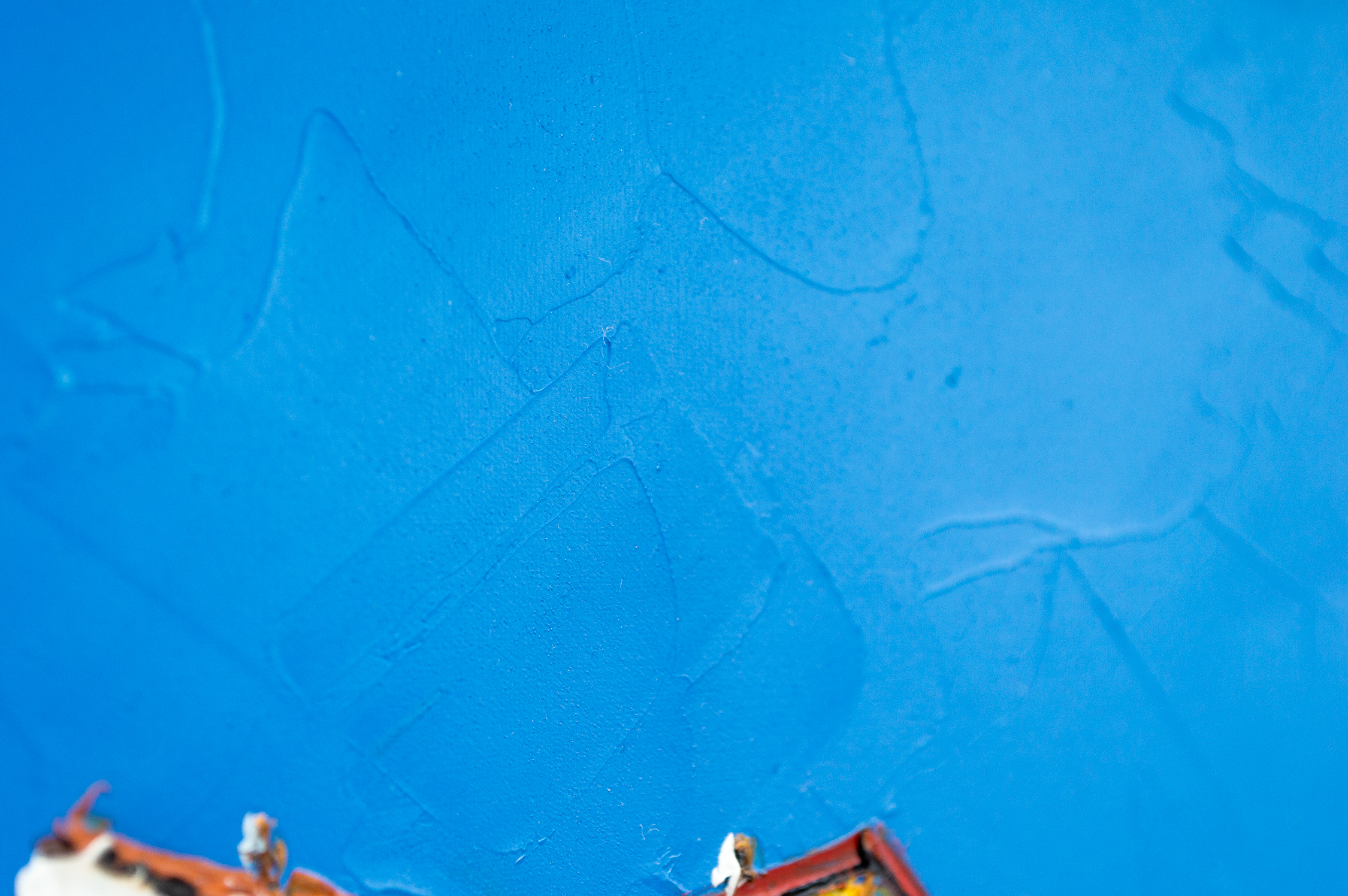 Three Acrylic Paintings on Canvas by Victor Bassi, Isabelle Del Moral, and Megly