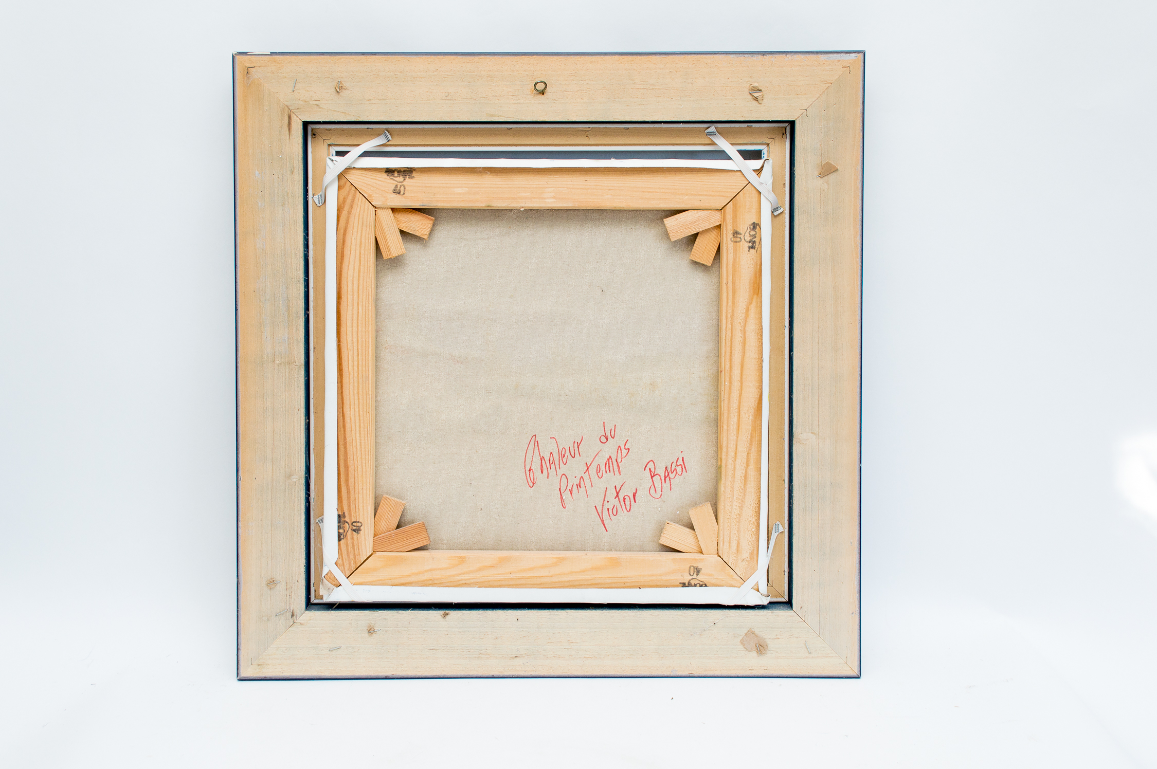 Three Acrylic Paintings on Canvas by Victor Bassi, Isabelle Del Moral, and Megly