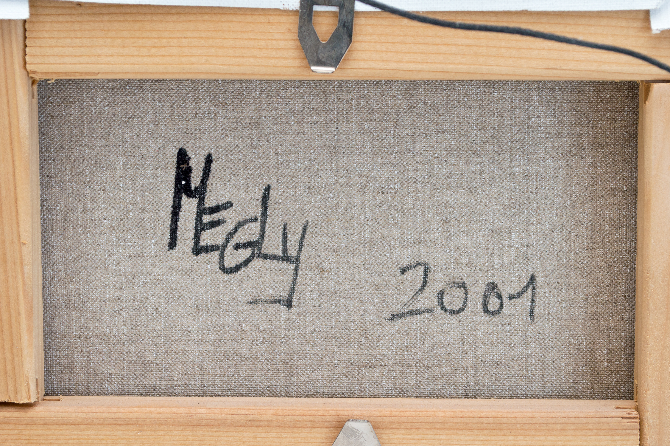 Three Acrylic Paintings on Canvas by Victor Bassi, Isabelle Del Moral, and Megly