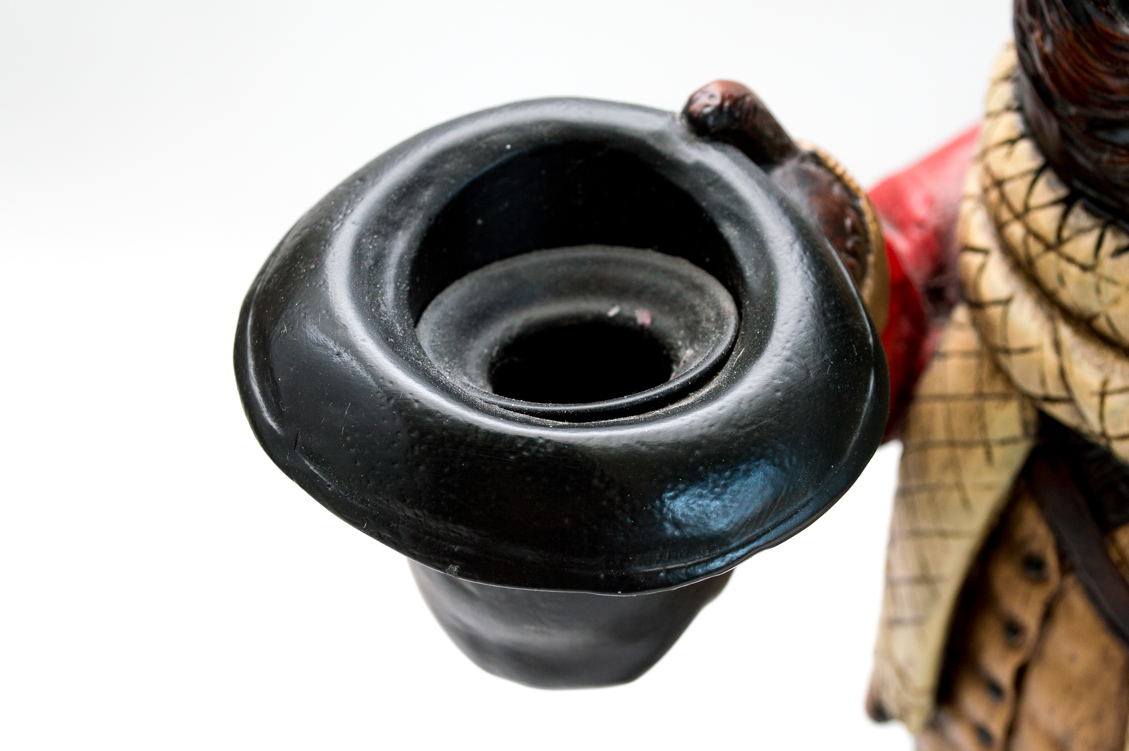 Vintage Bill Huebbe Fox & Bear Candle Holders